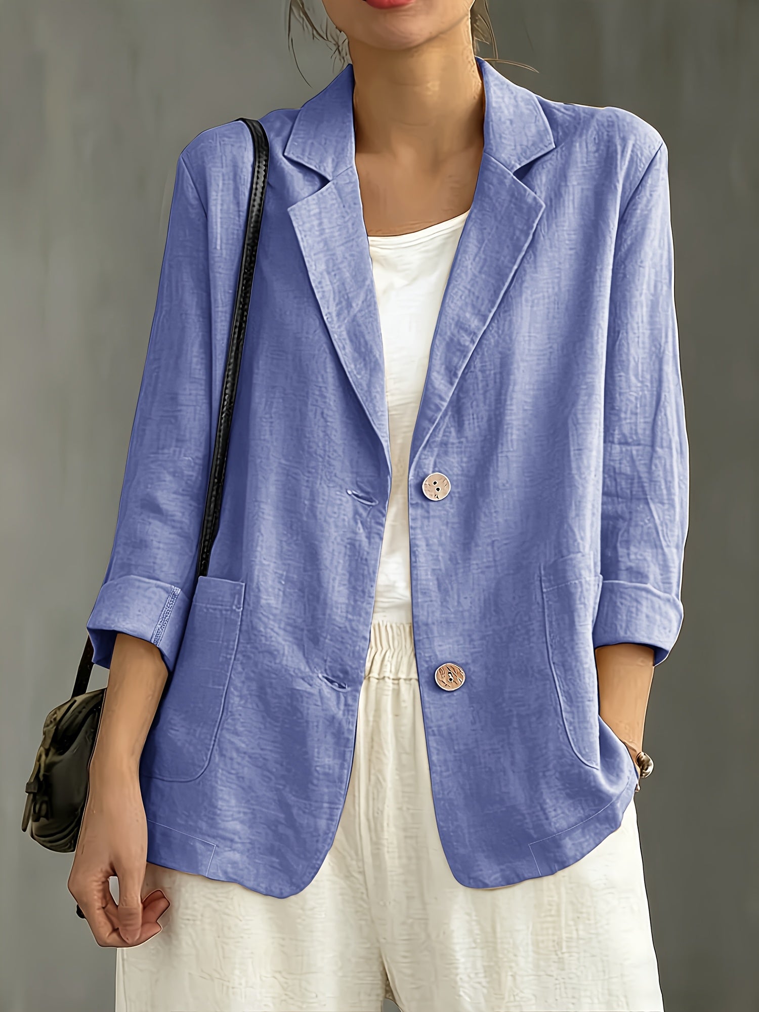 Margaret Casual Cotton Blazer
