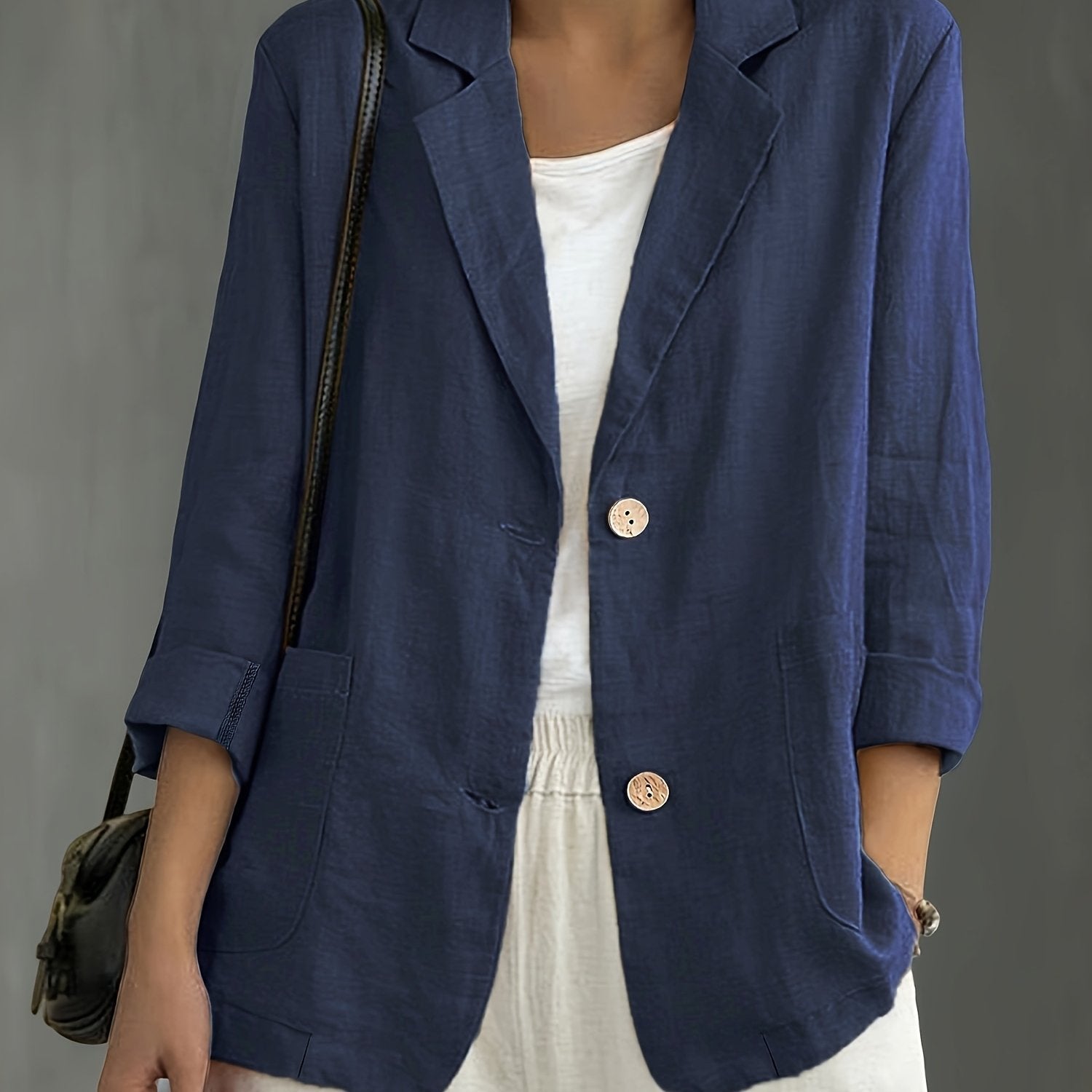 Margaret Casual Cotton Blazer