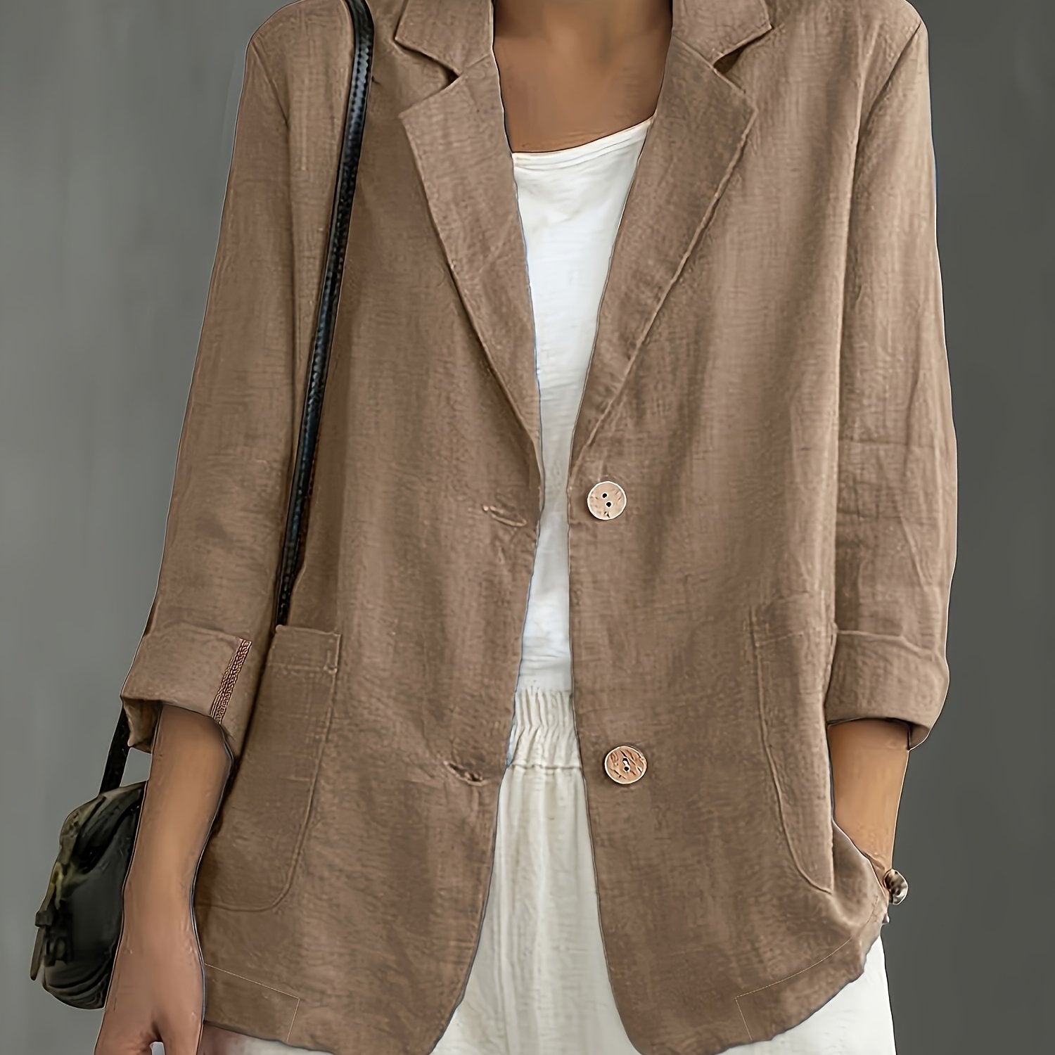 Margaret Casual Cotton Blazer