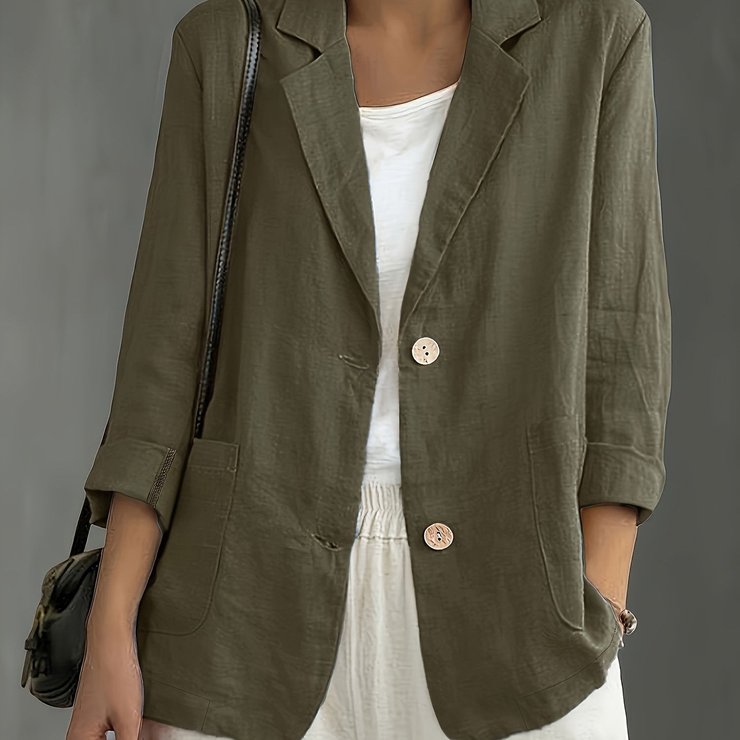 Margaret Casual Cotton Blazer