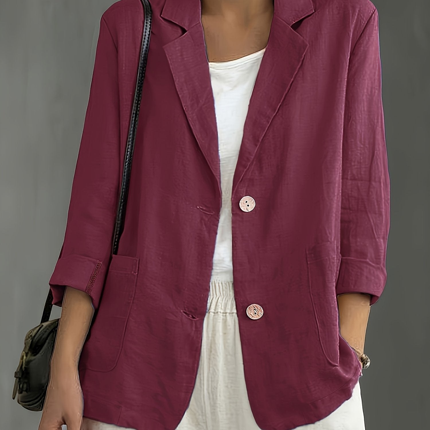 Margaret Casual Cotton Blazer