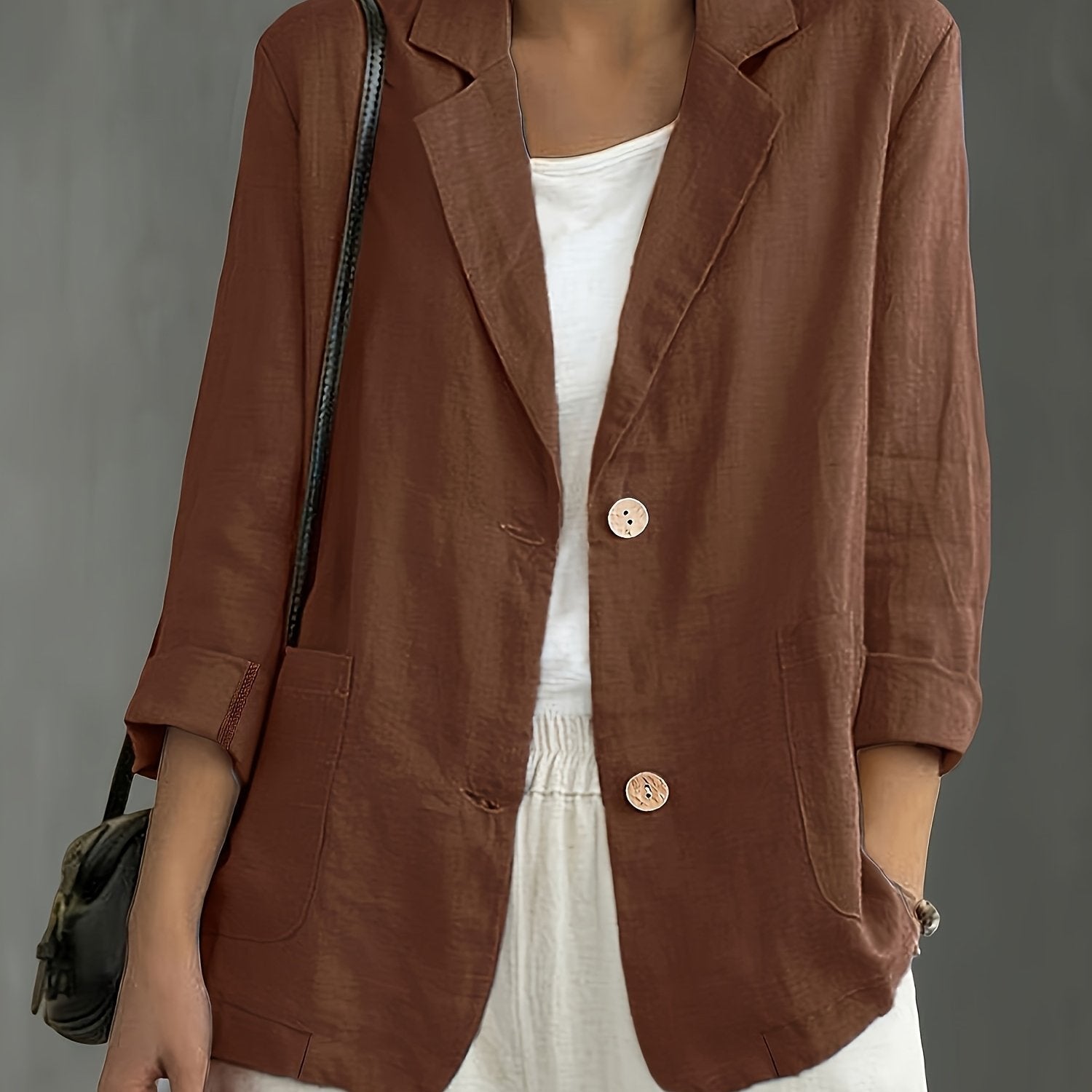 Margaret Casual Cotton Blazer