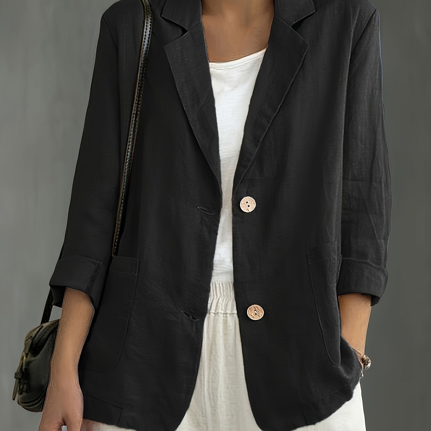 Margaret Casual Cotton Blazer