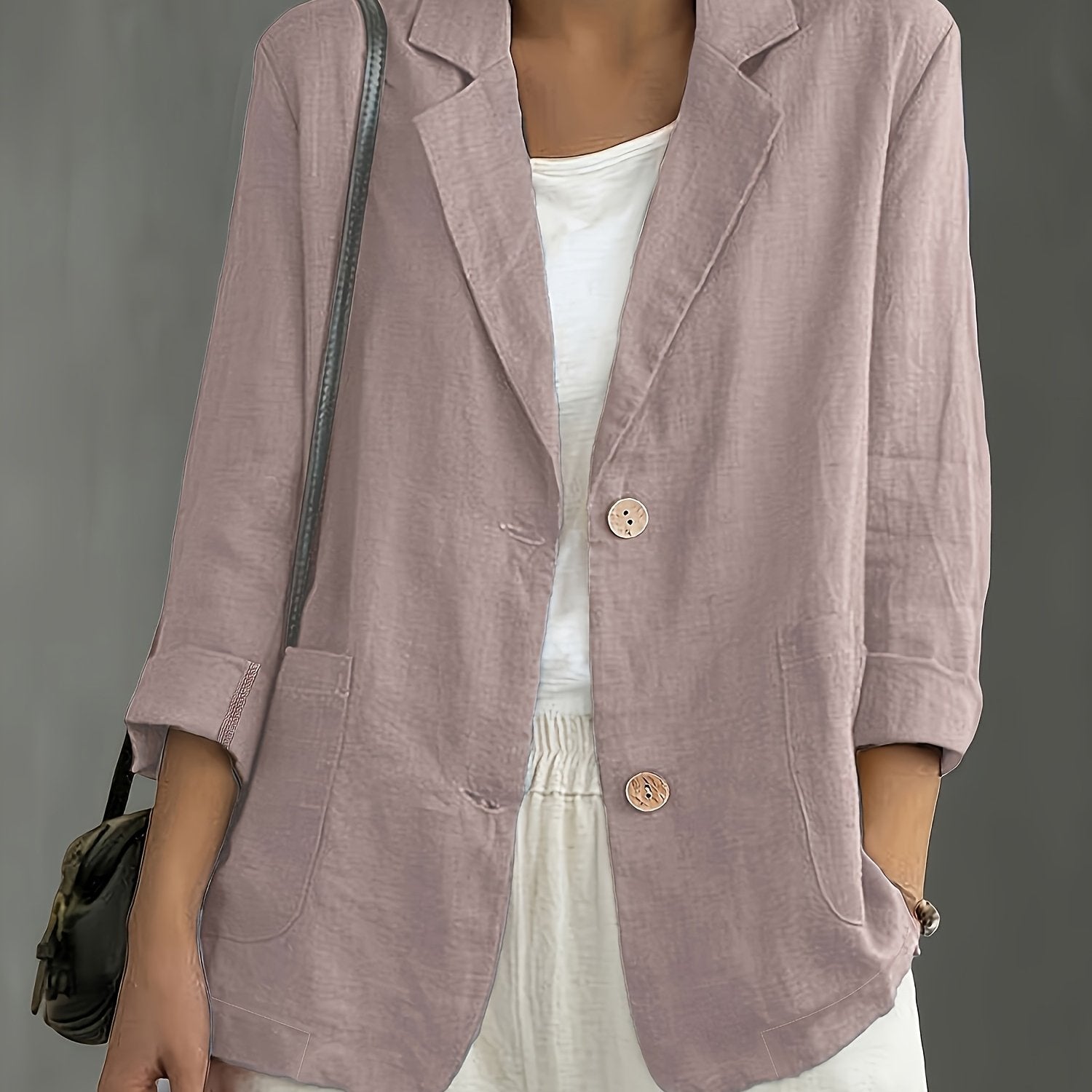 Margaret Casual Cotton Blazer