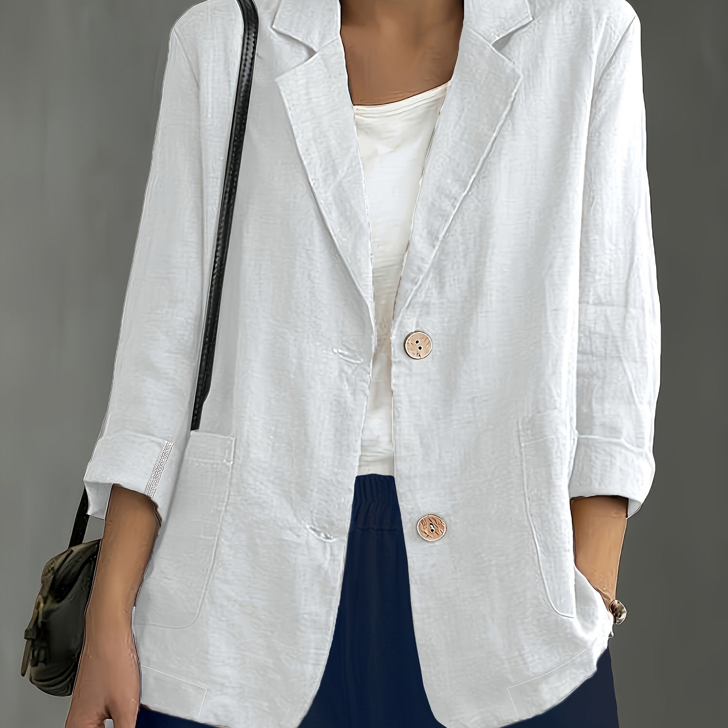 Margaret Casual Cotton Blazer
