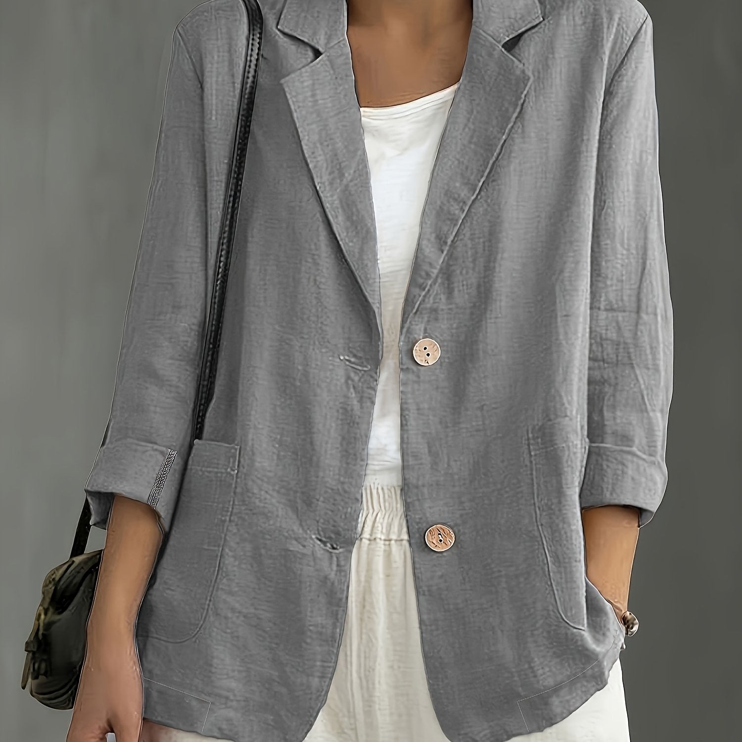 Margaret Casual Cotton Blazer