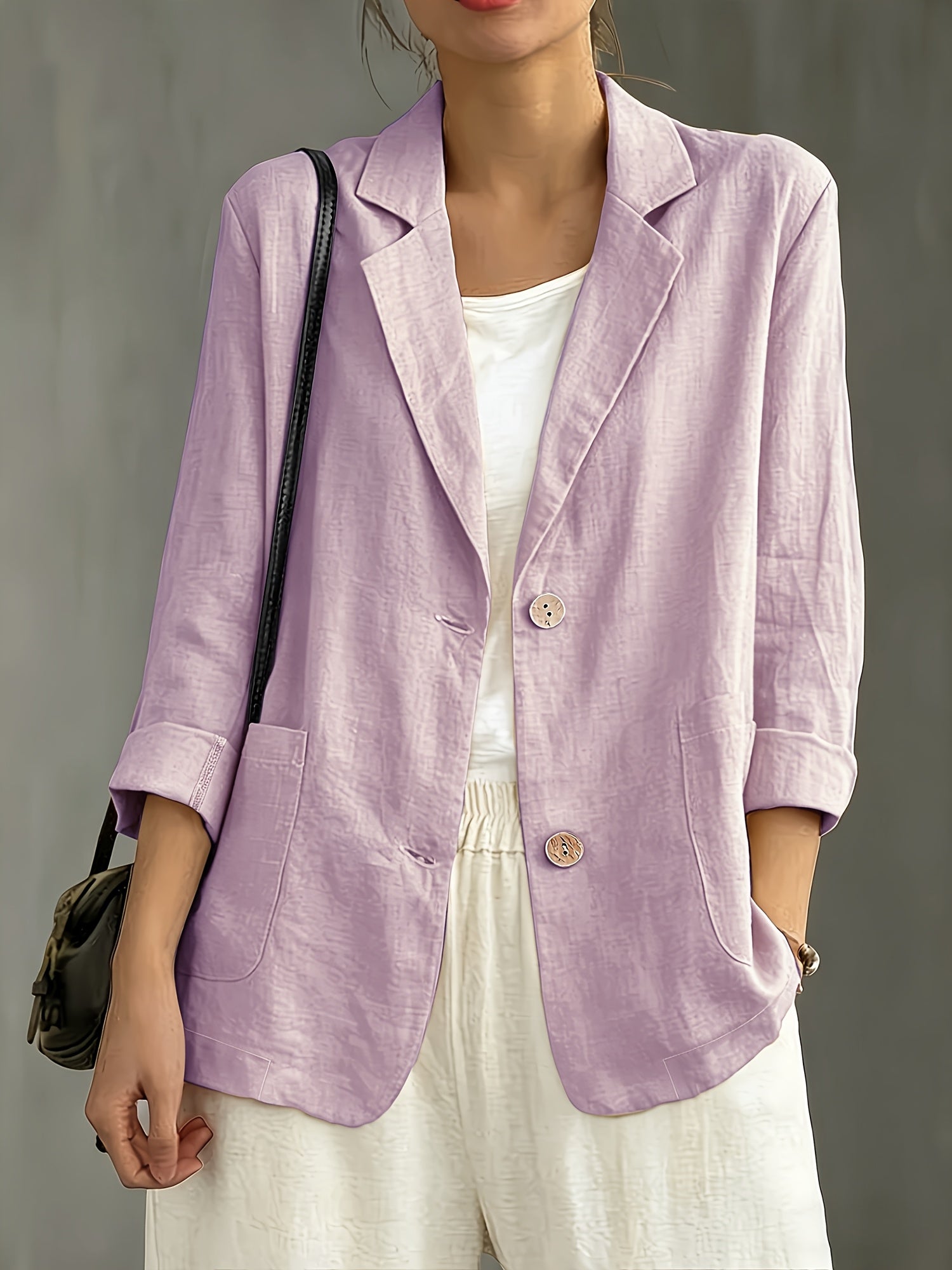 Margaret Casual Cotton Blazer