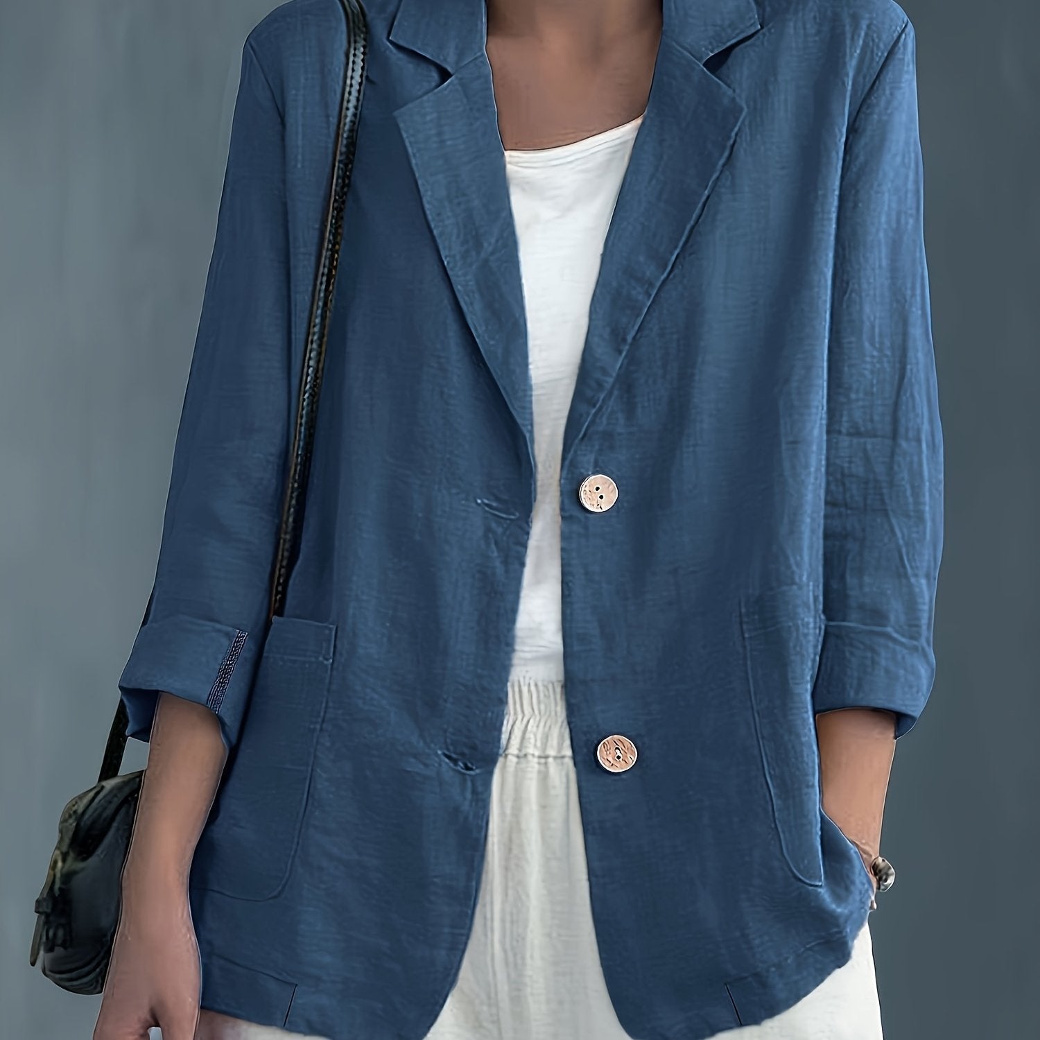 Margaret Casual Cotton Blazer