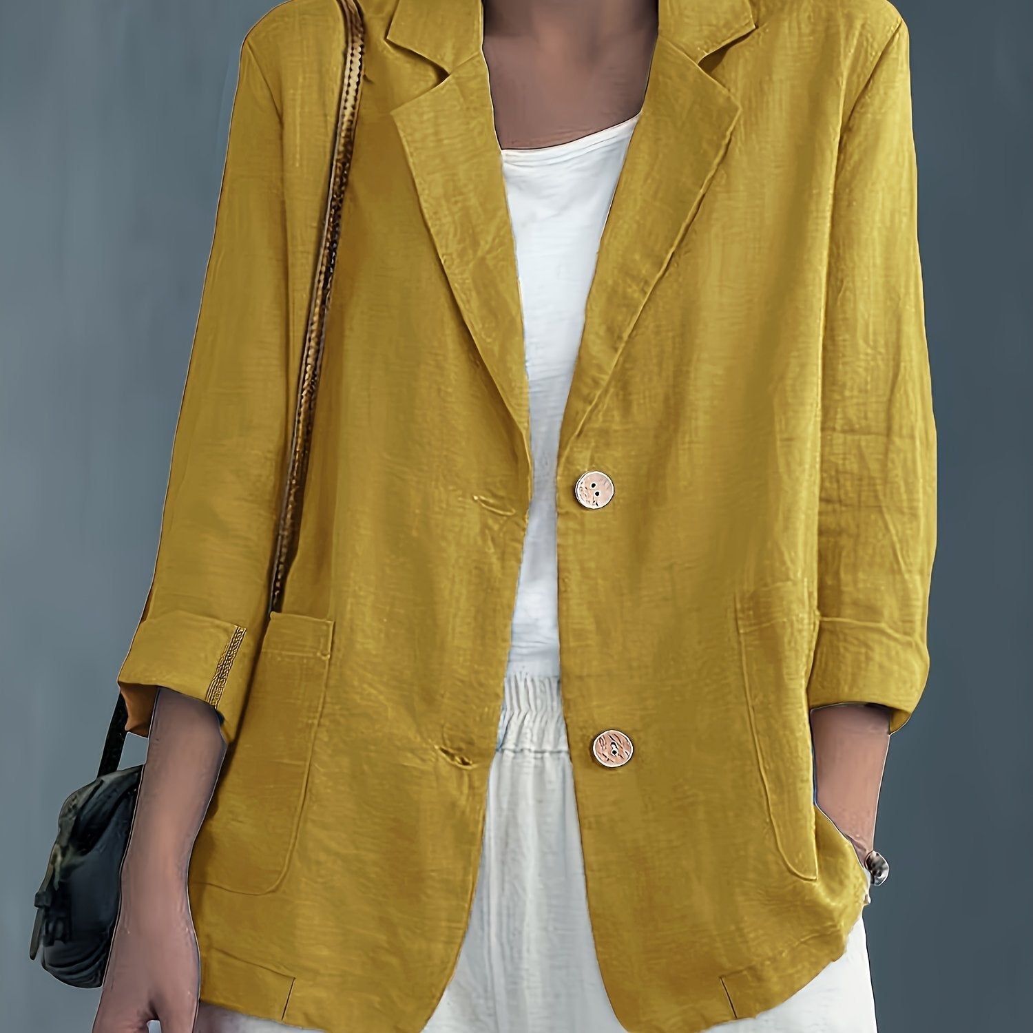 Margaret Casual Cotton Blazer