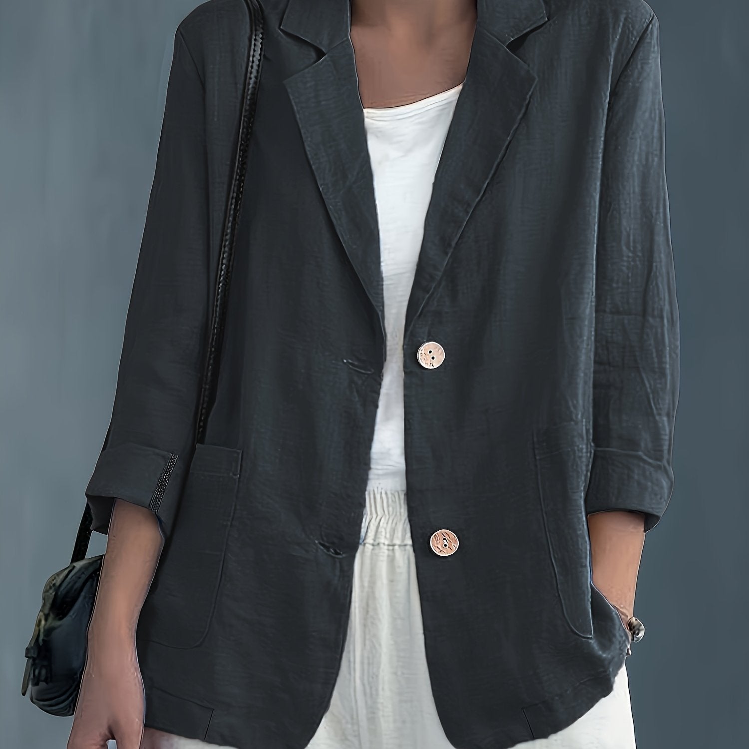 Margaret Casual Cotton Blazer