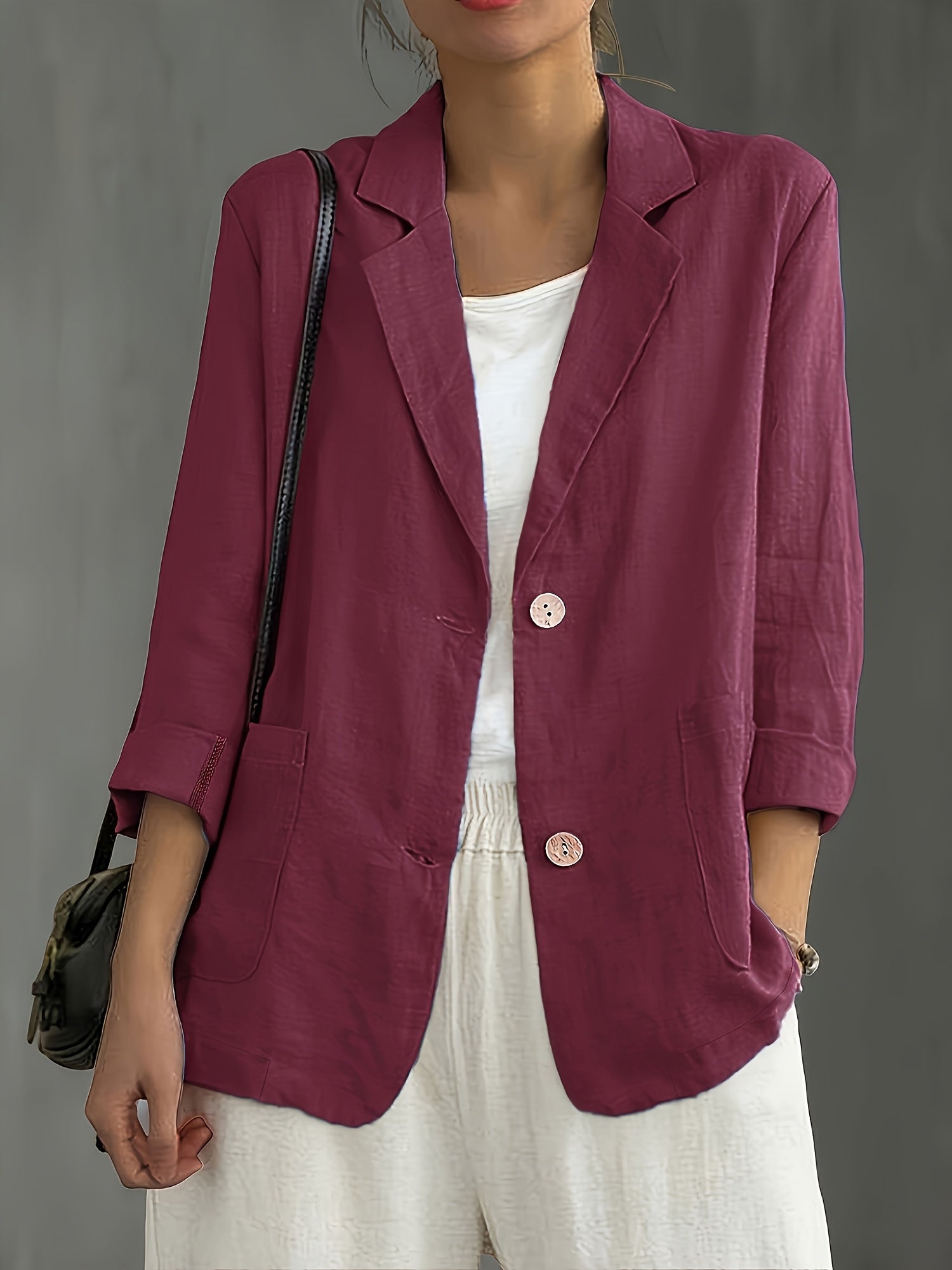 Margaret Casual Cotton Blazer