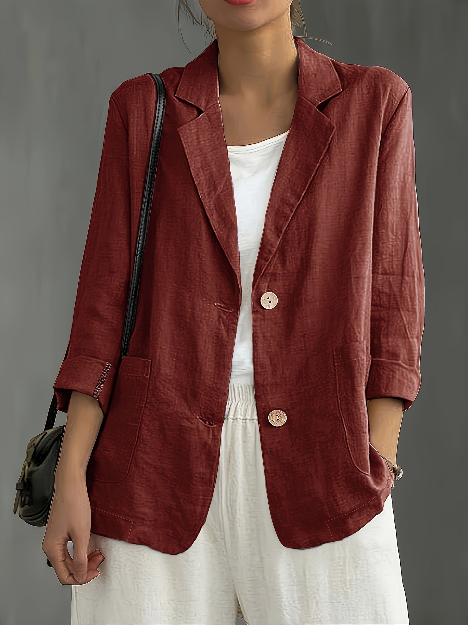 Margaret Casual Cotton Blazer