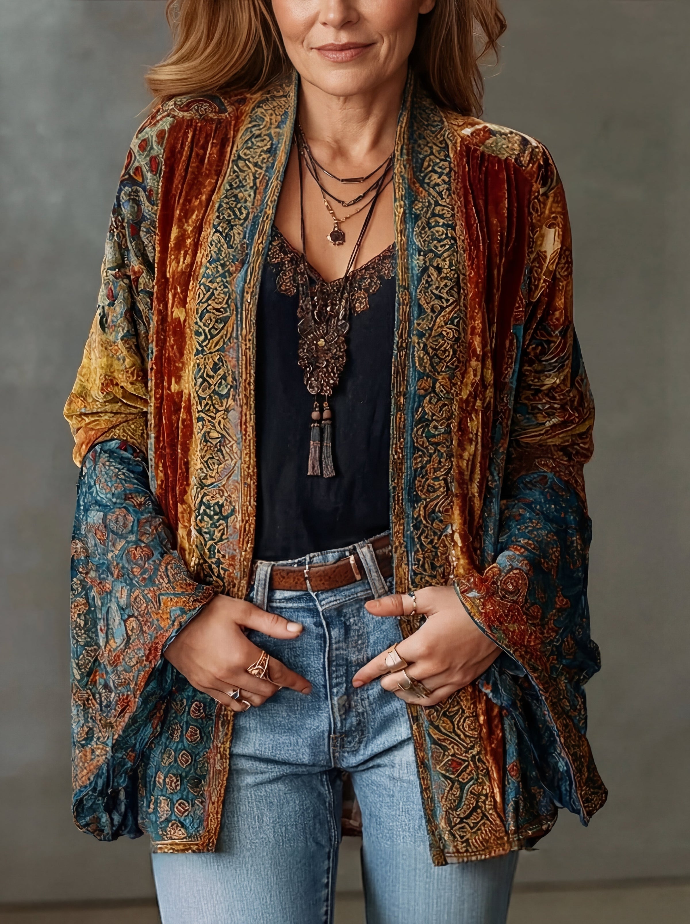 Aria Boho Kimono Jacket