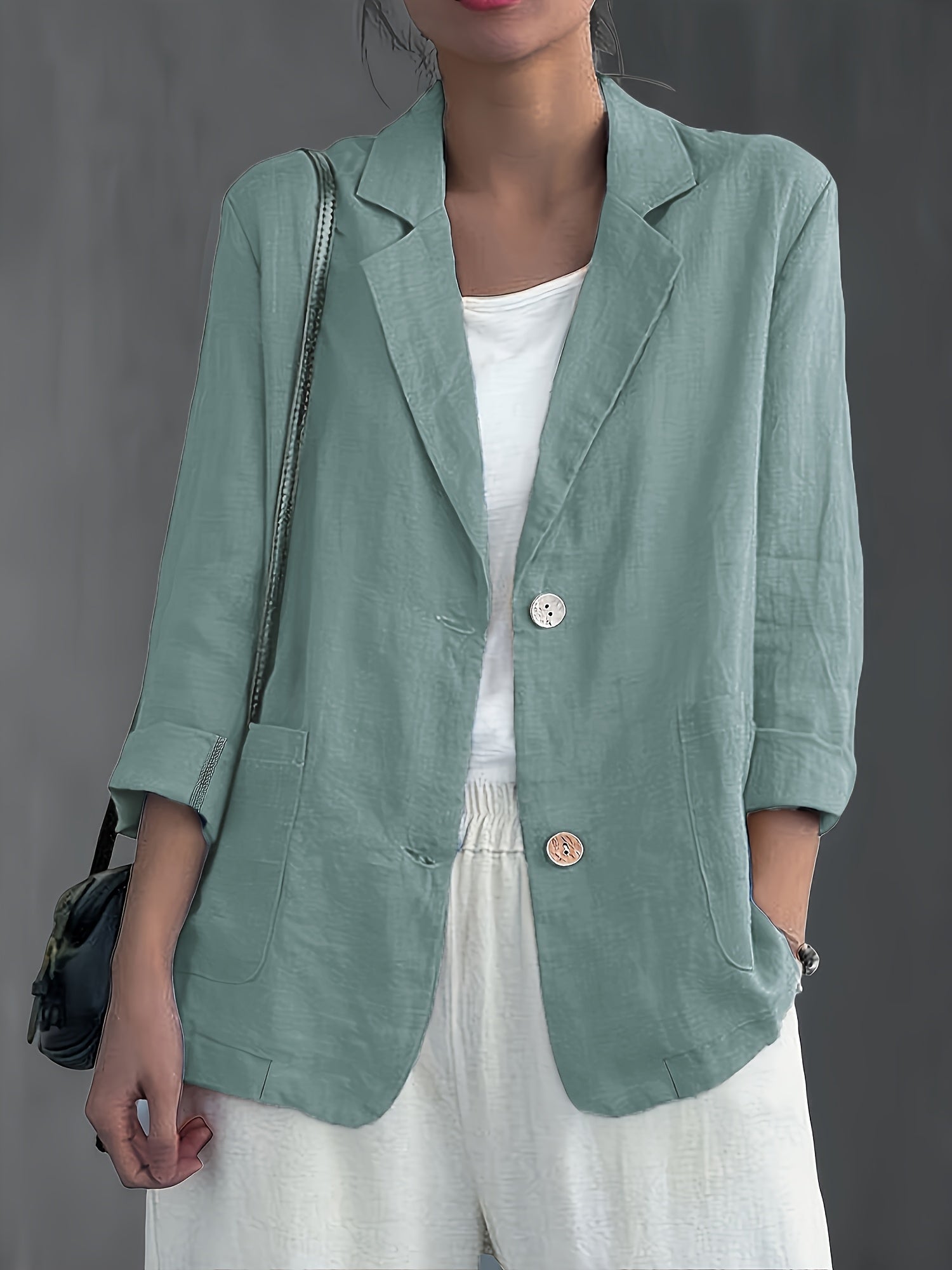 Margaret Casual Cotton Blazer
