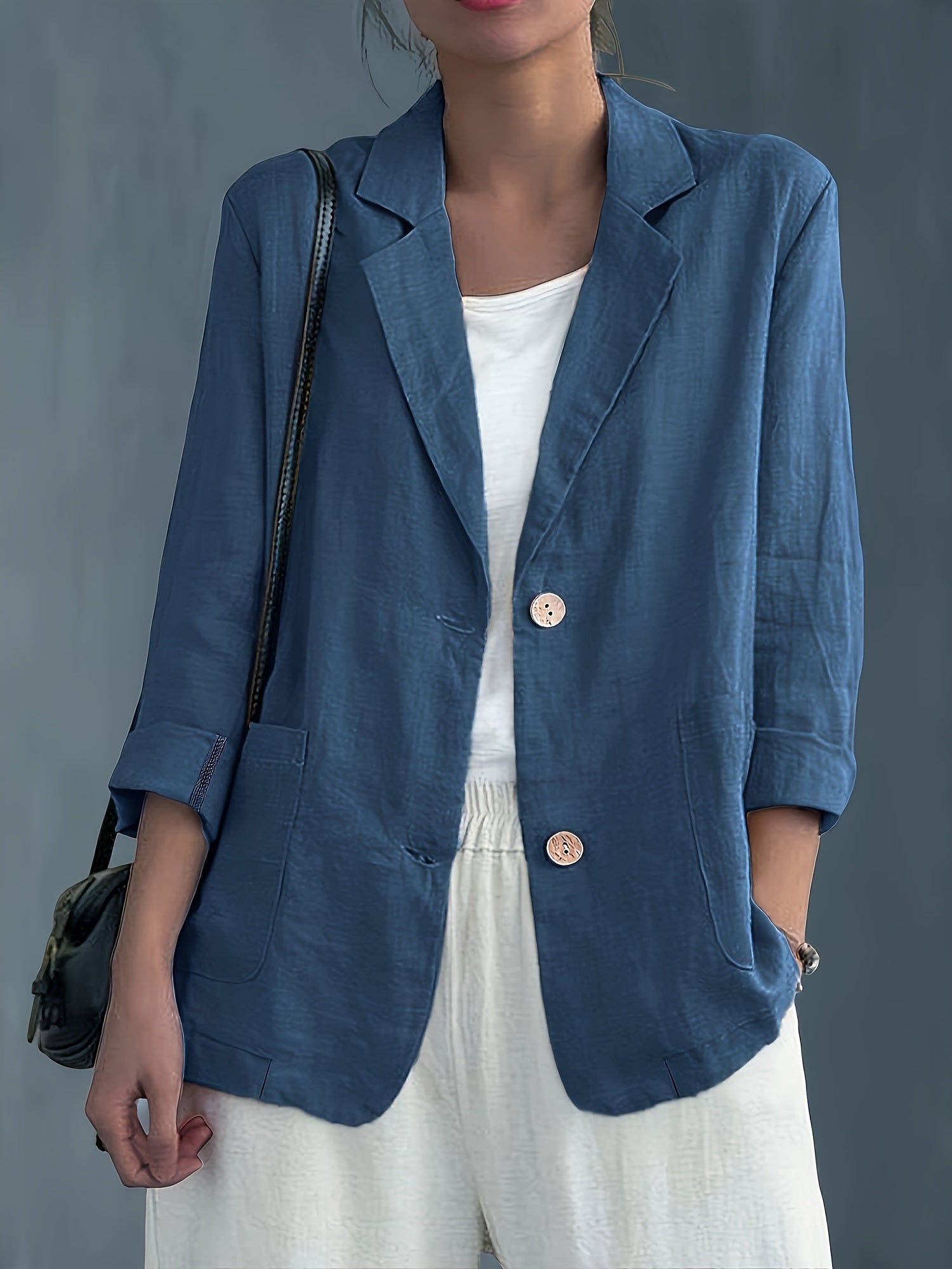 Margaret Casual Cotton Blazer