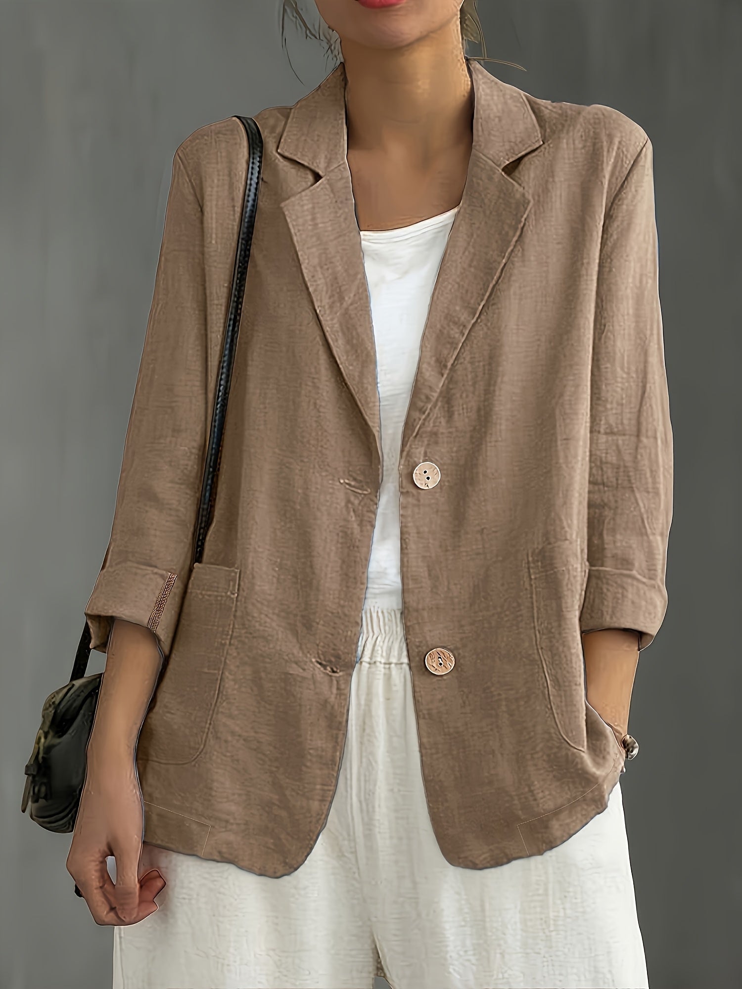 Margaret Casual Cotton Blazer