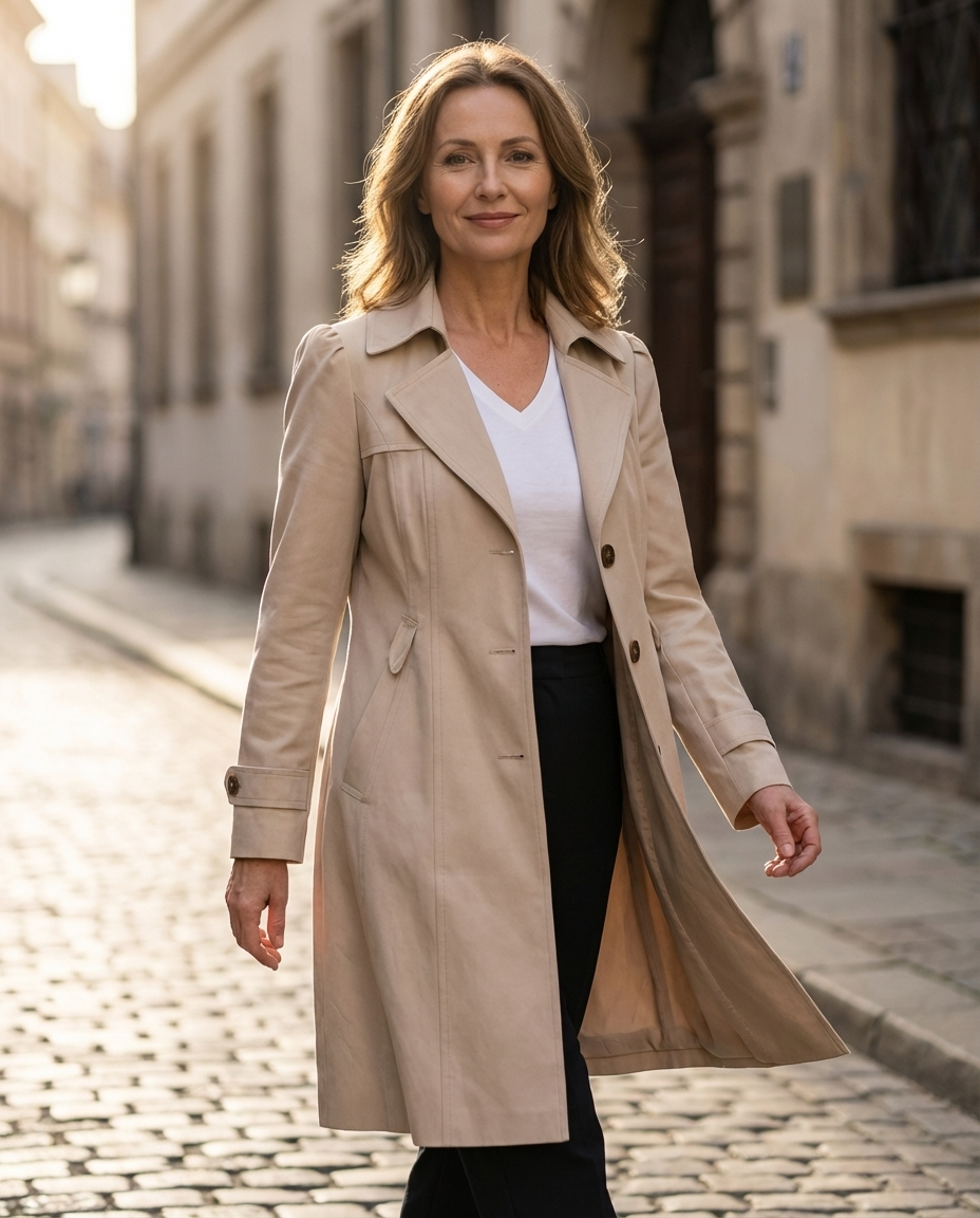 Olivia Elegant Vintage Summer Coat