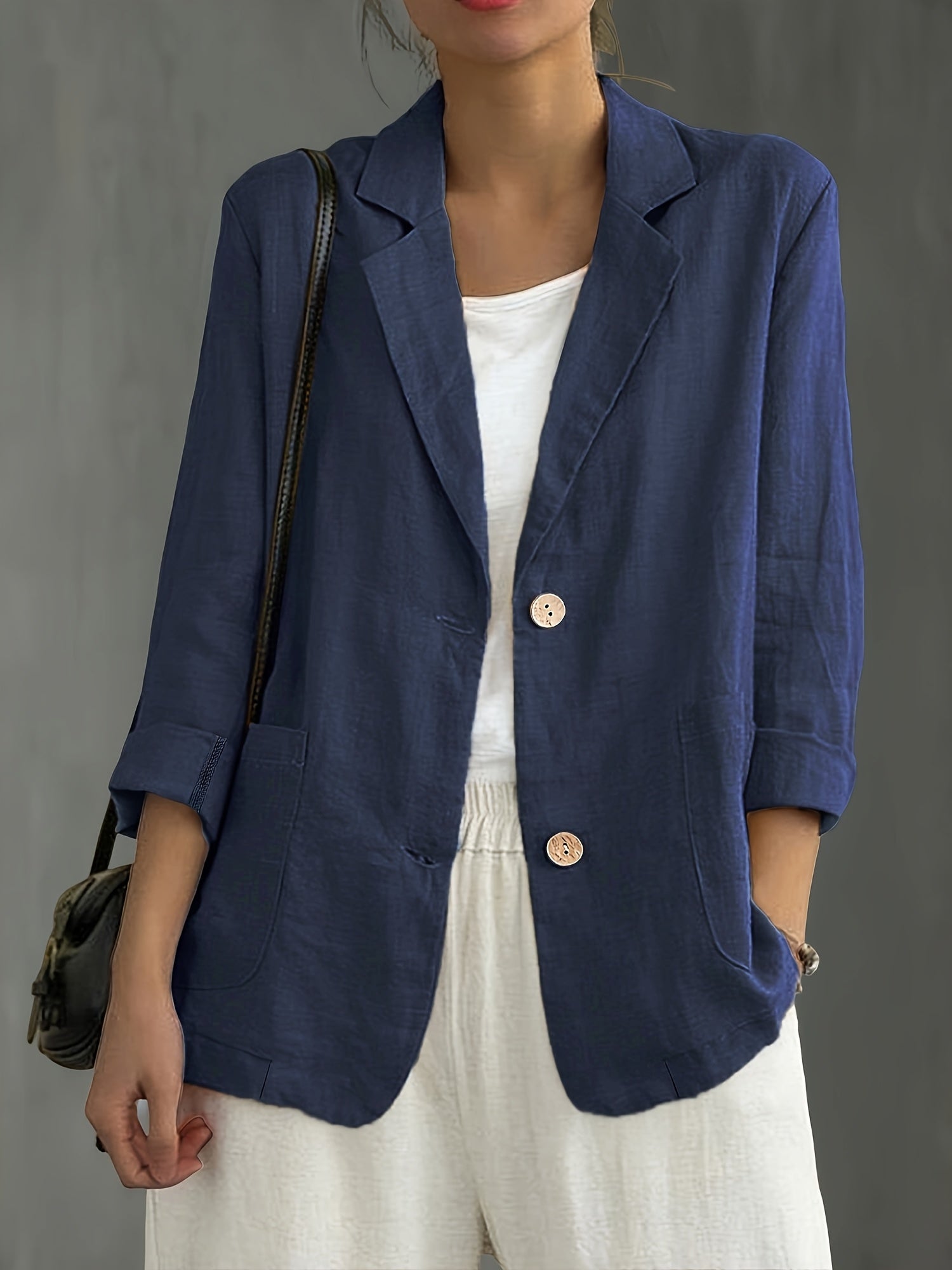 Margaret Casual Cotton Blazer