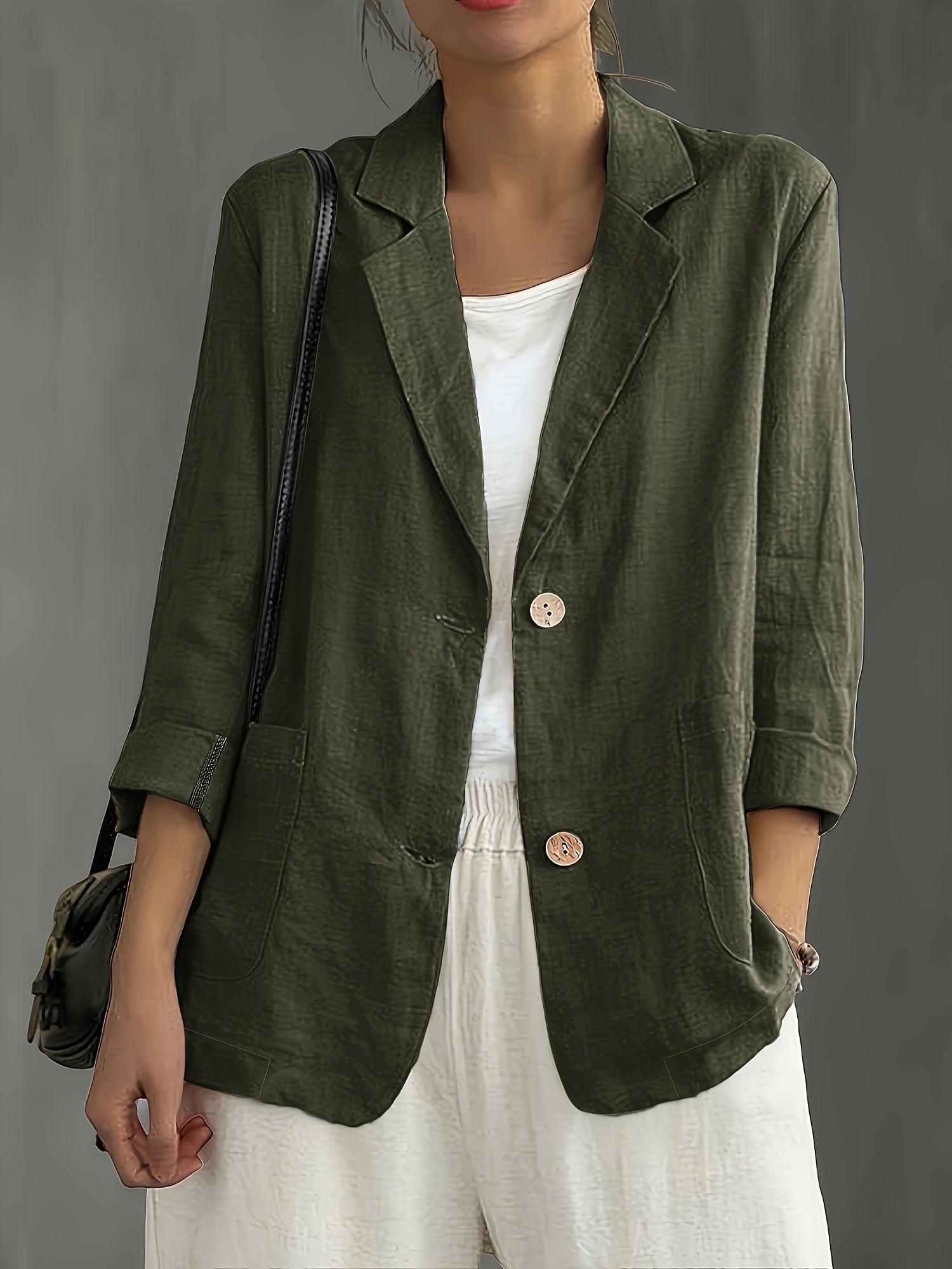 Margaret Casual Cotton Blazer