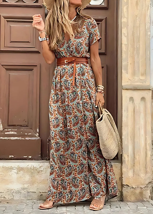 Esme | Airy Boho Maxi with Belt