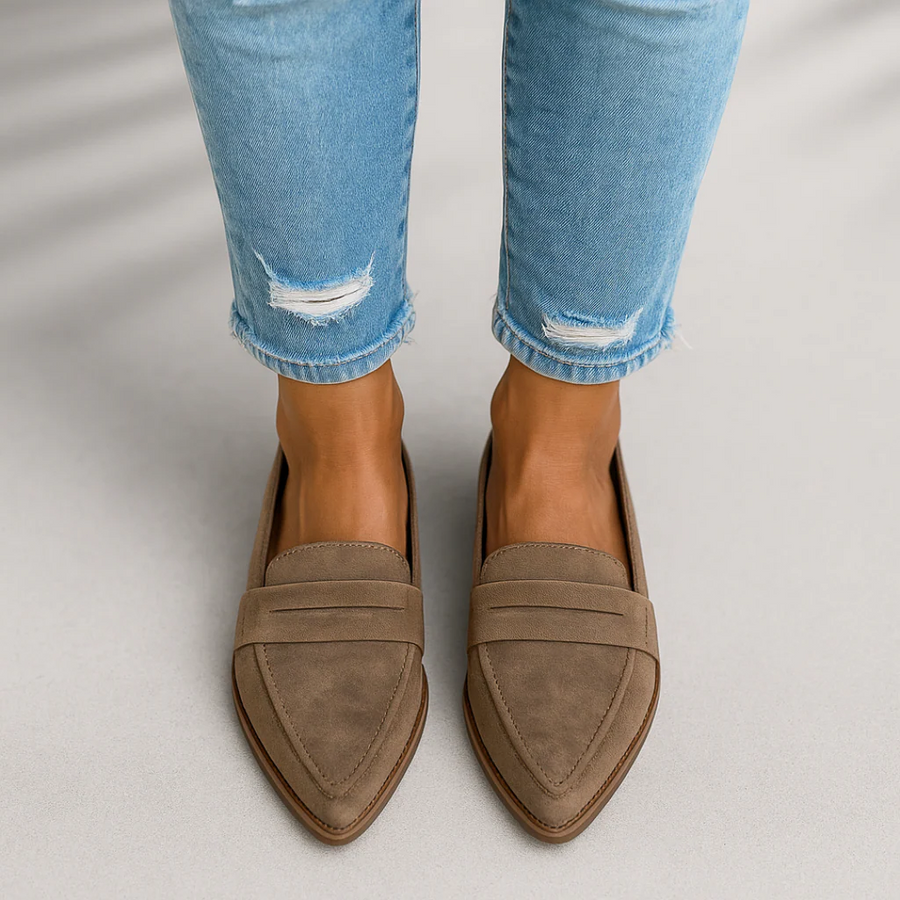 Rosa Orthopedic Leather Moccasins