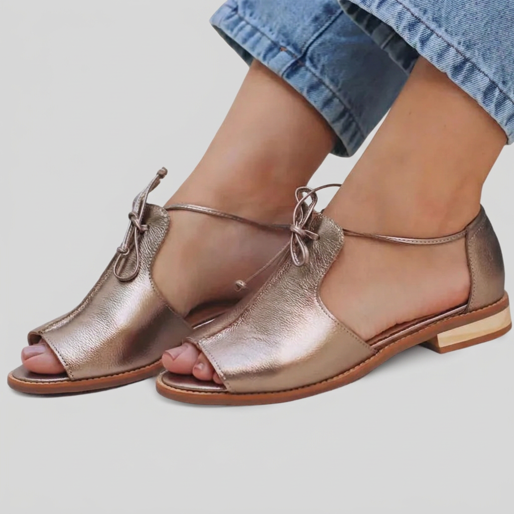 Lilliana Strap Leather Sandals