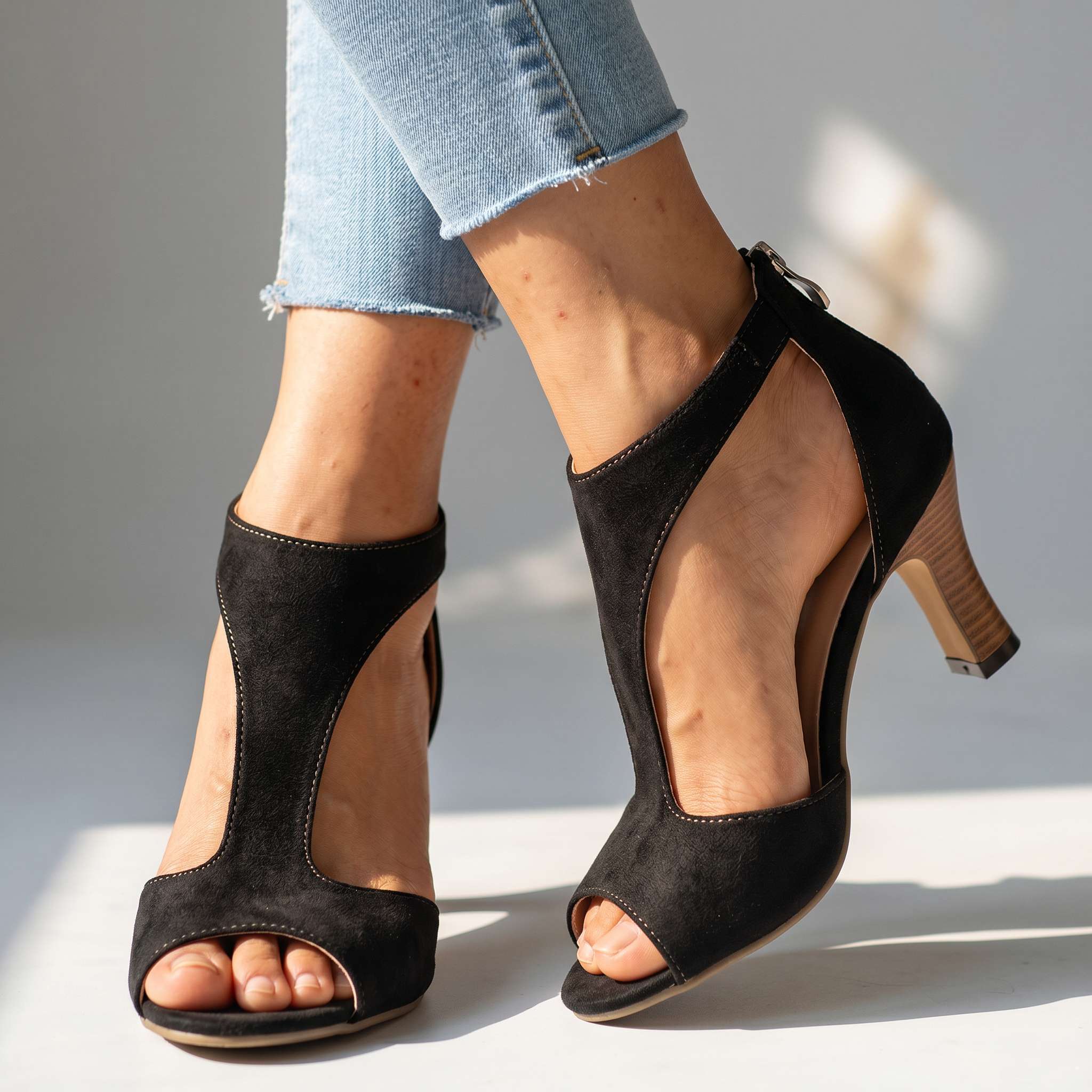 Savannah T-Strap Heels