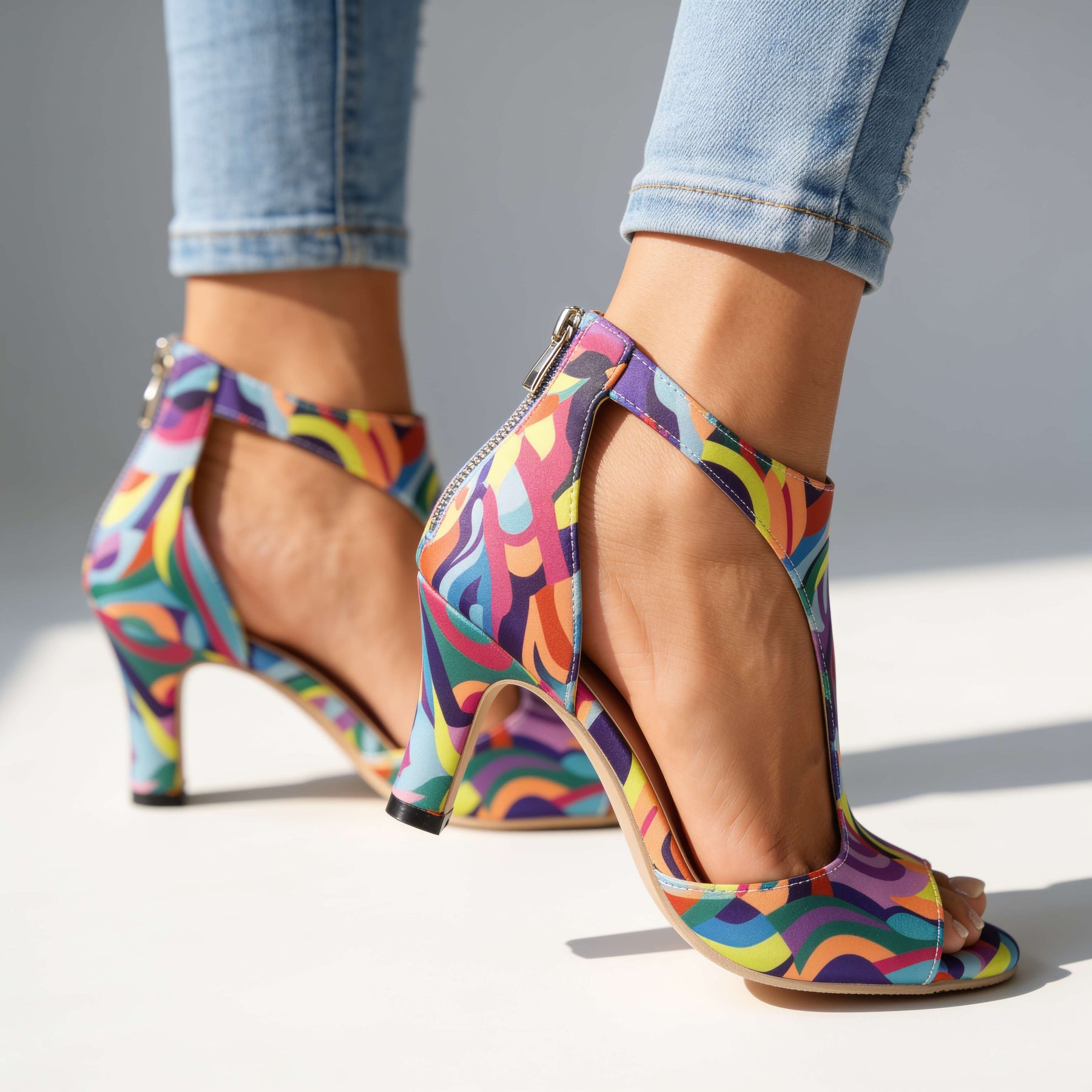 Savannah T-Strap Heels