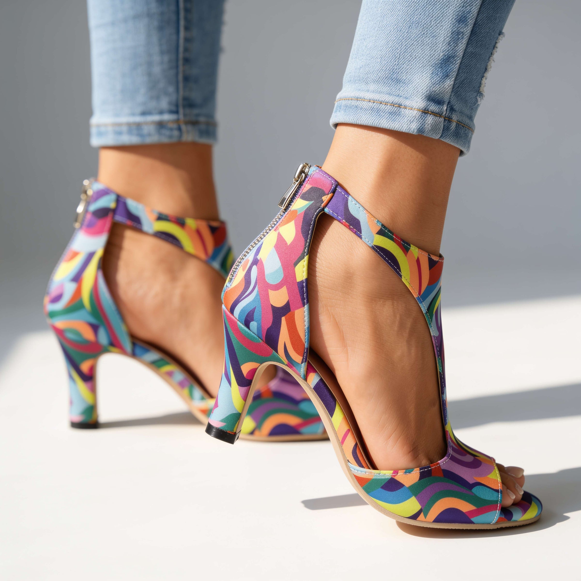 Savannah T-Strap Heels