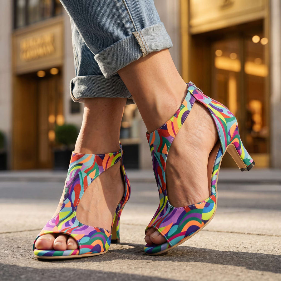 Savannah T-Strap Heels