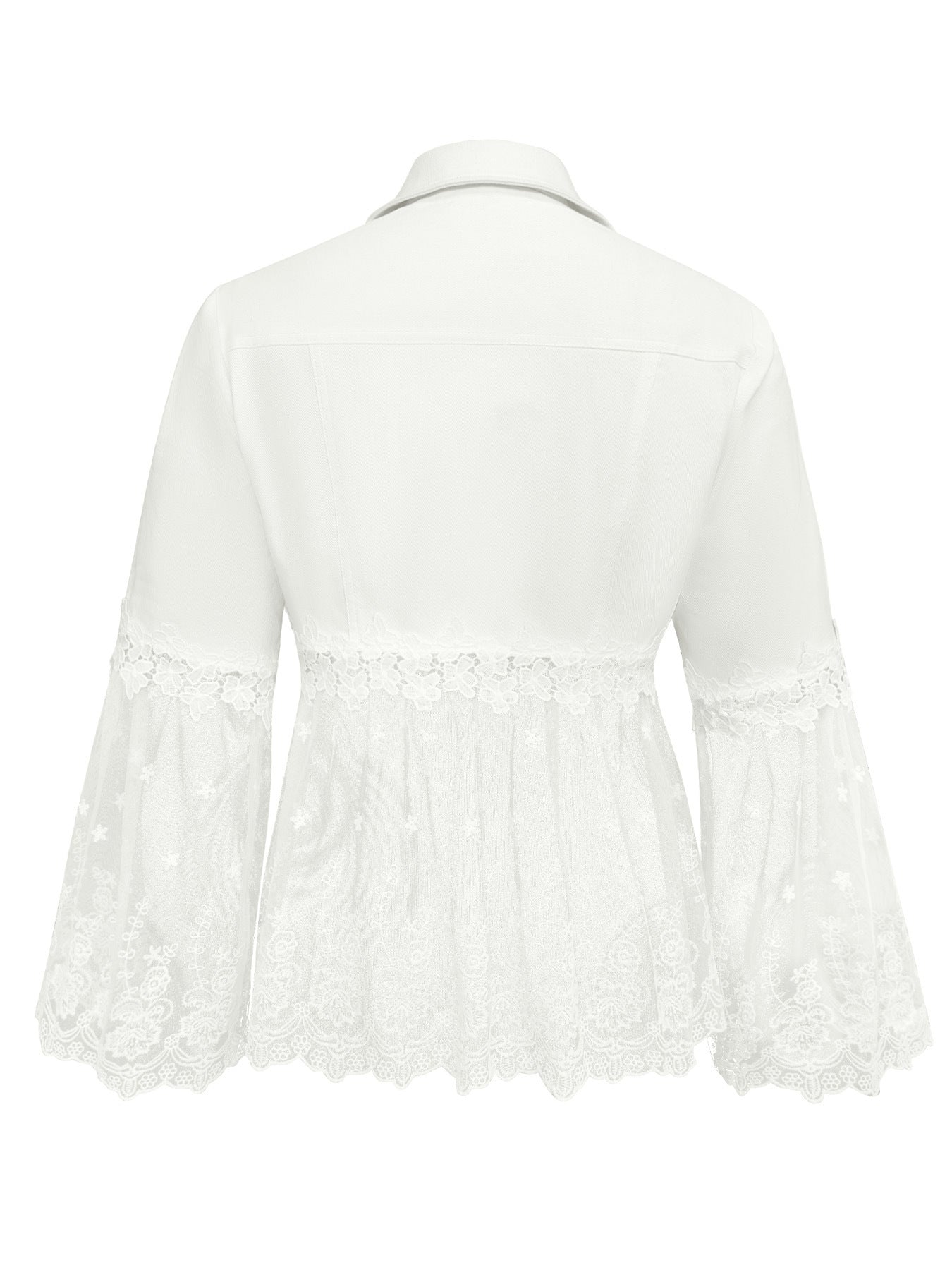 Sunnelace Lace-Panel Jacket