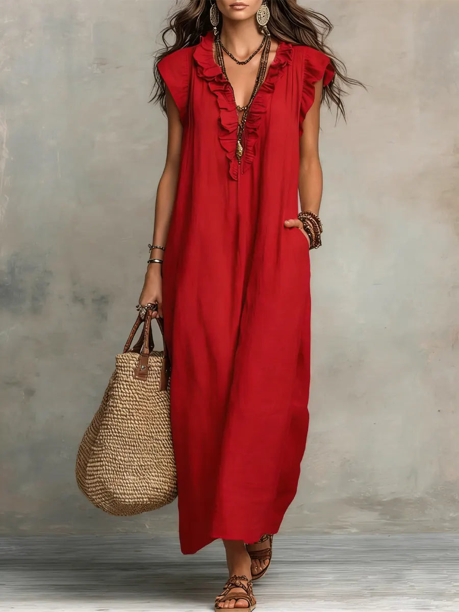 Camellia Summer Maxi Dress