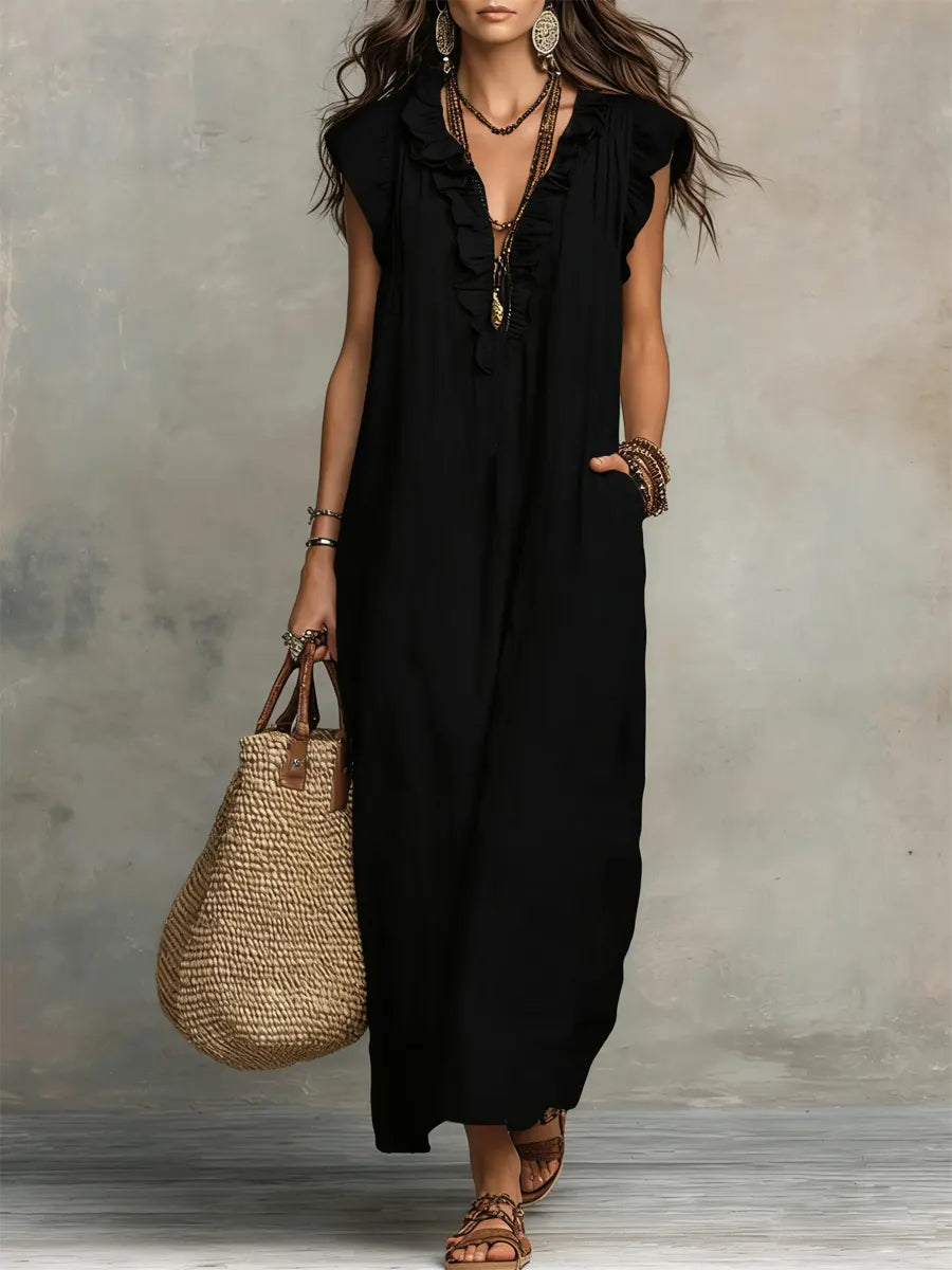 Camellia Summer Maxi Dress