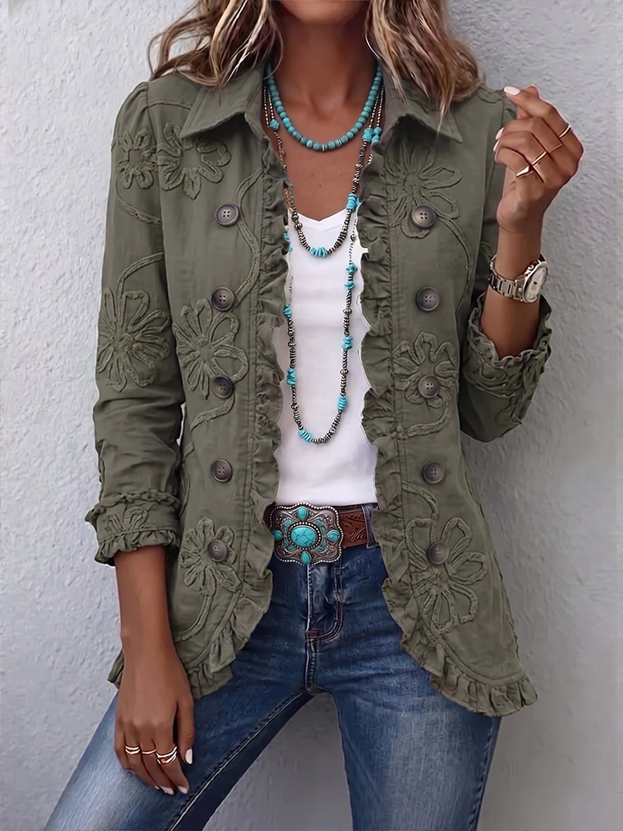 Kamberly Floral Embroidered Jacket