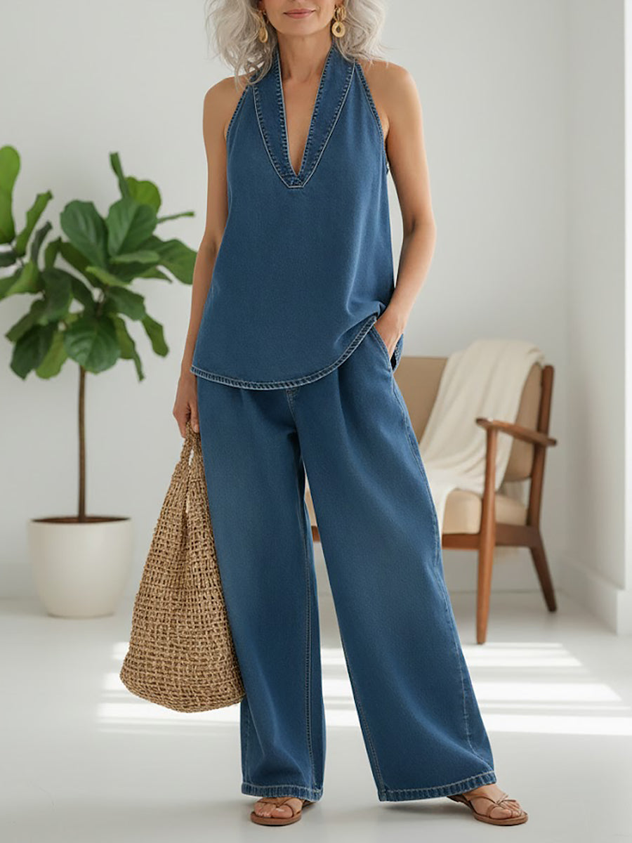 Ivy Vintage Wash Denim Set