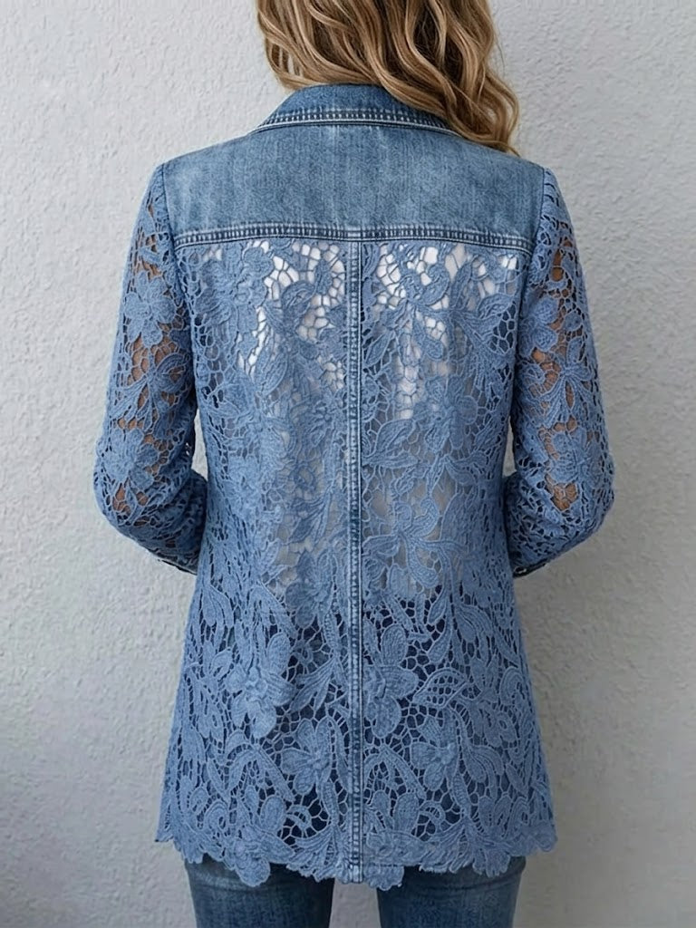 Lacinda Floral Lace Blazer