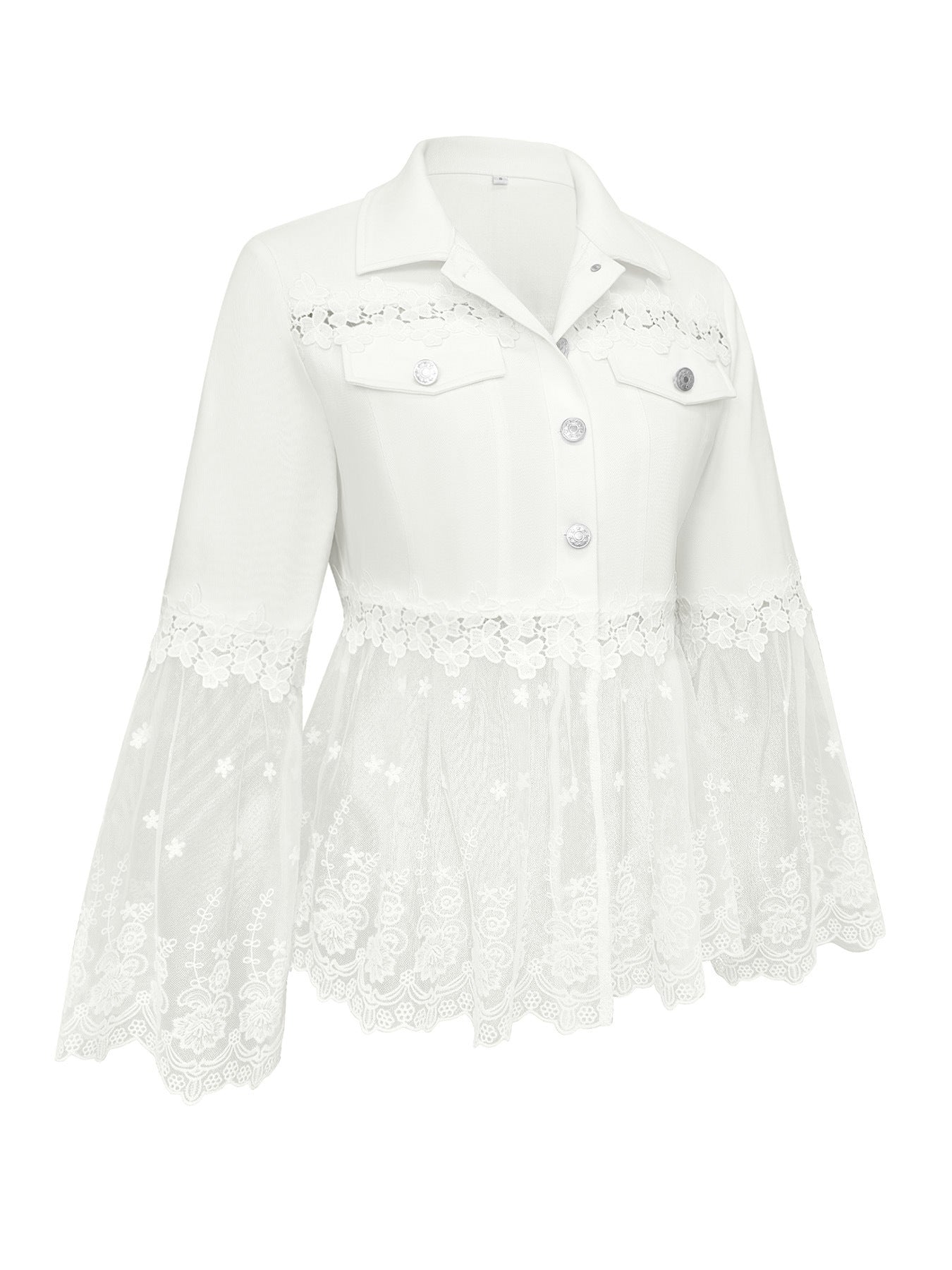 Sunnelace Lace-Panel Jacket