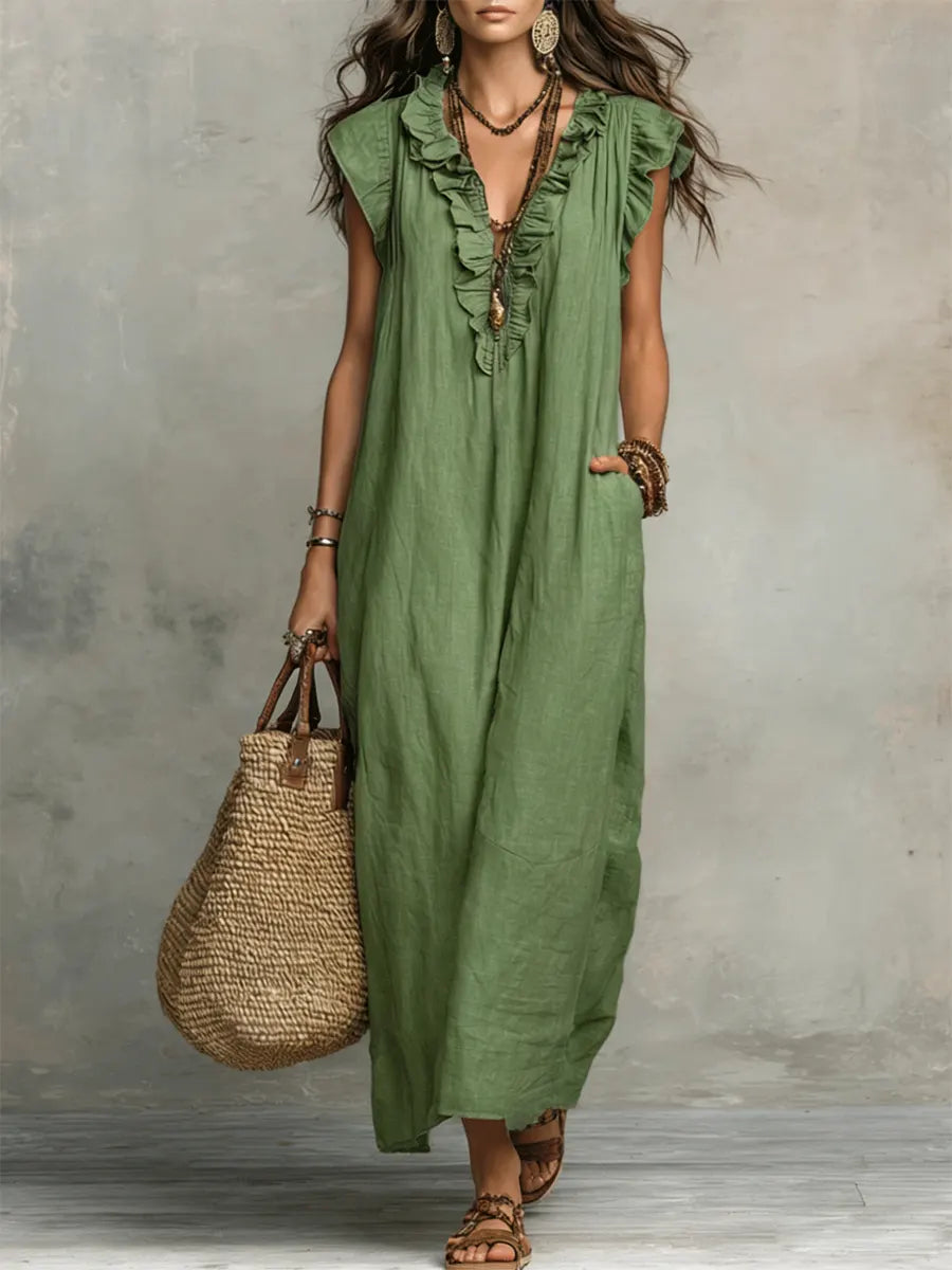 Camellia Summer Maxi Dress