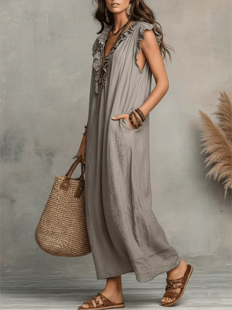 Camellia Summer Maxi Dress