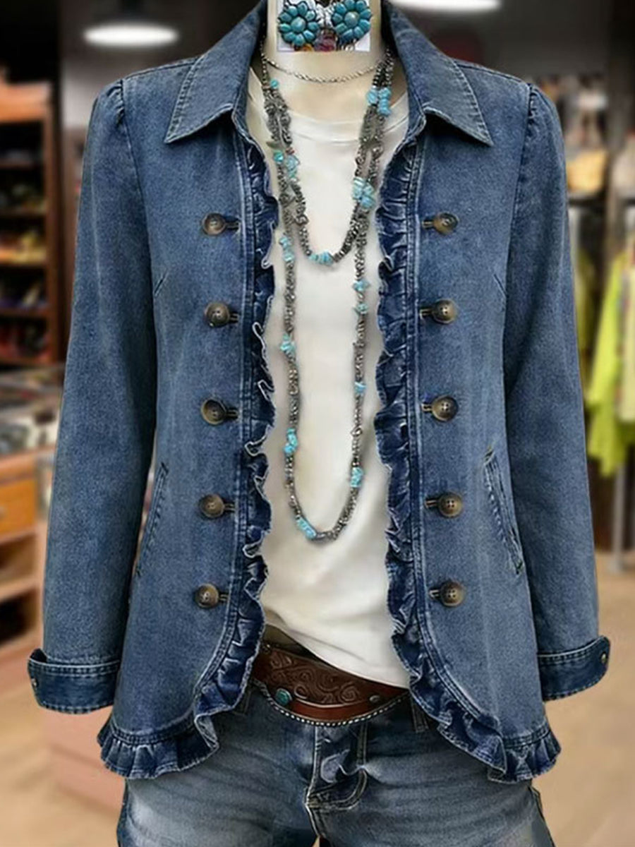 Ruffelle Ruffled Jacket