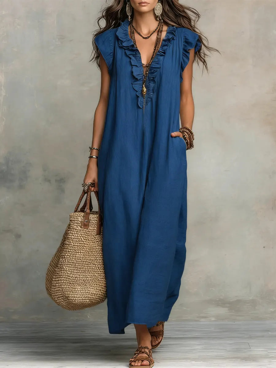 Camellia Summer Maxi Dress