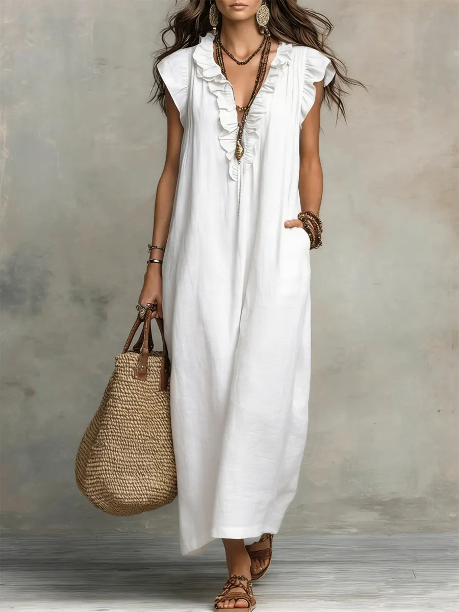 Camellia Summer Maxi Dress