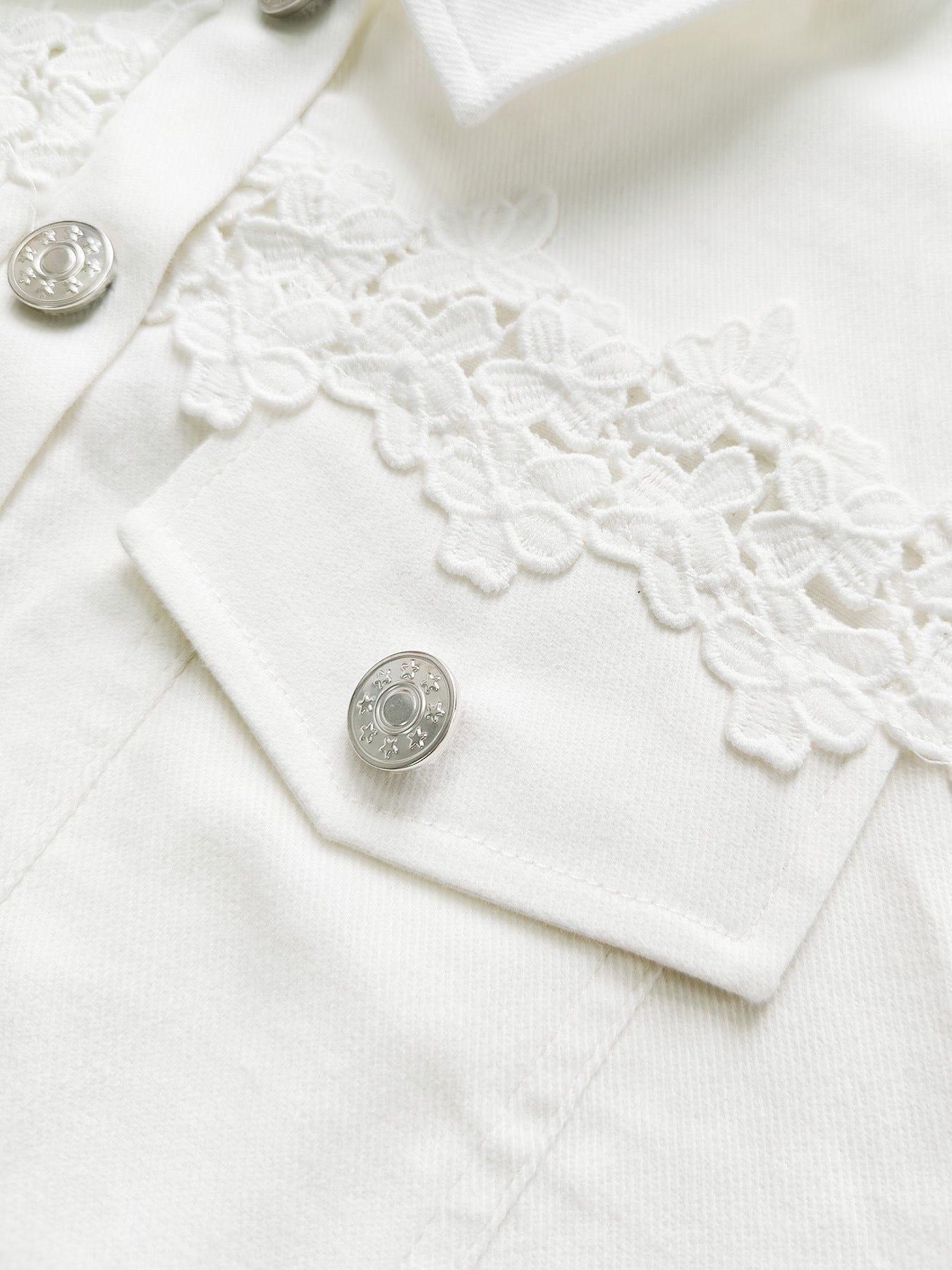 Sunnelace Lace-Panel Jacket