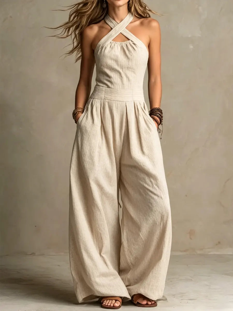 Isabella Halter Maxi Dress