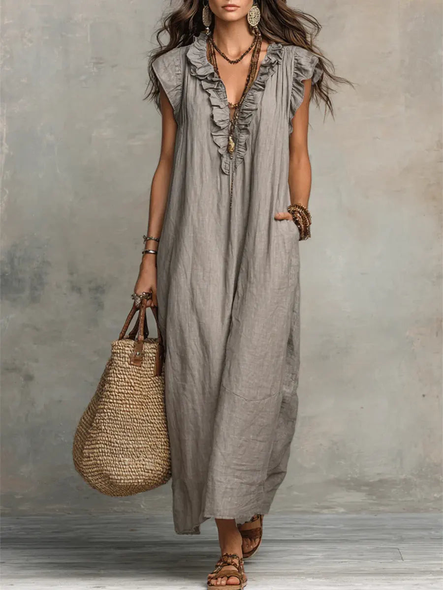 Camellia Summer Maxi Dress