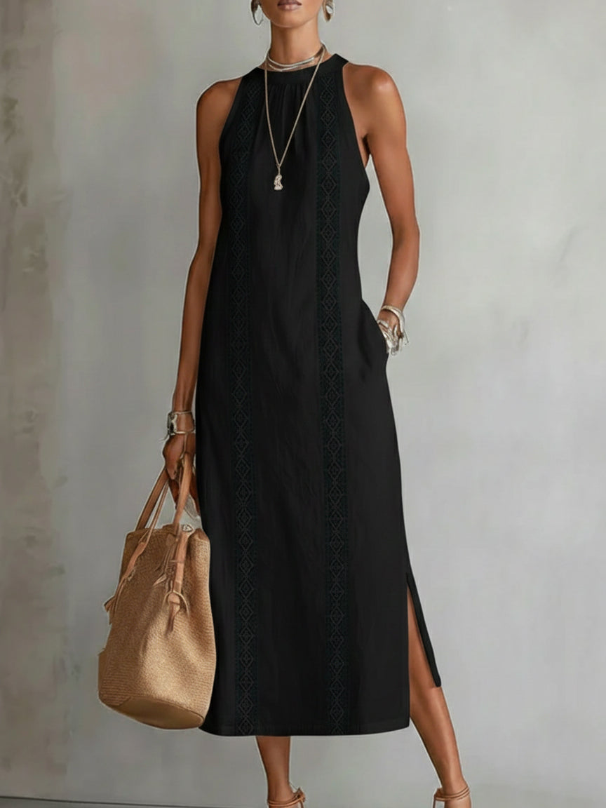 Jimena Linen Midi Dress