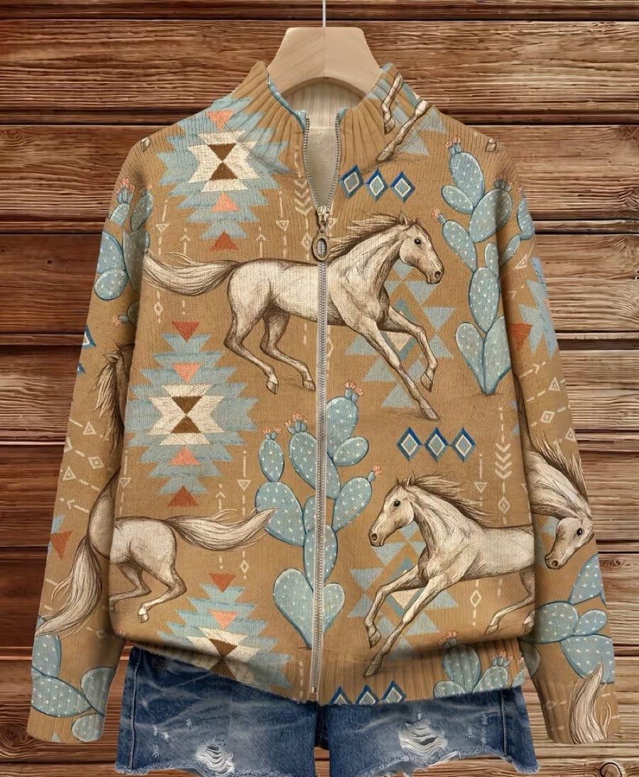 Perpetua Desert Cactus Cardigan