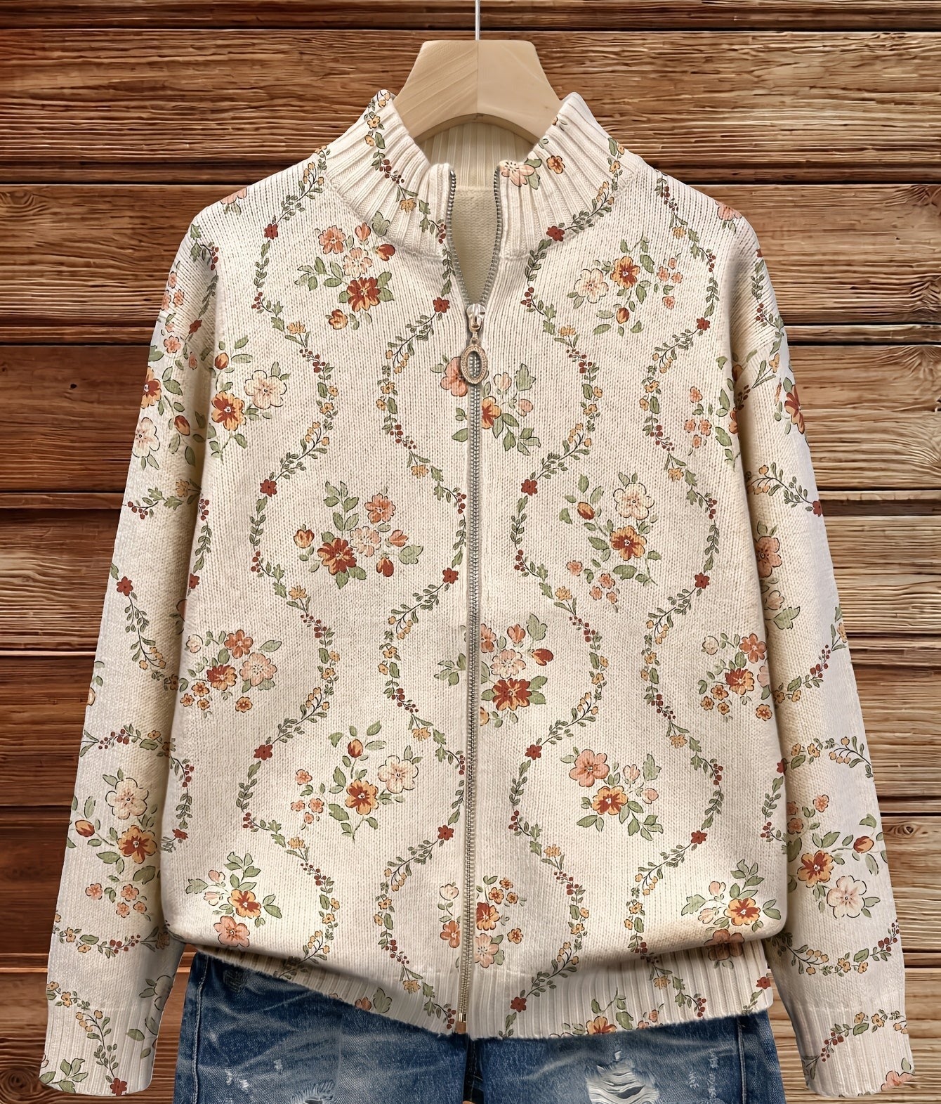 Persephone Floral Vine Cardigan
