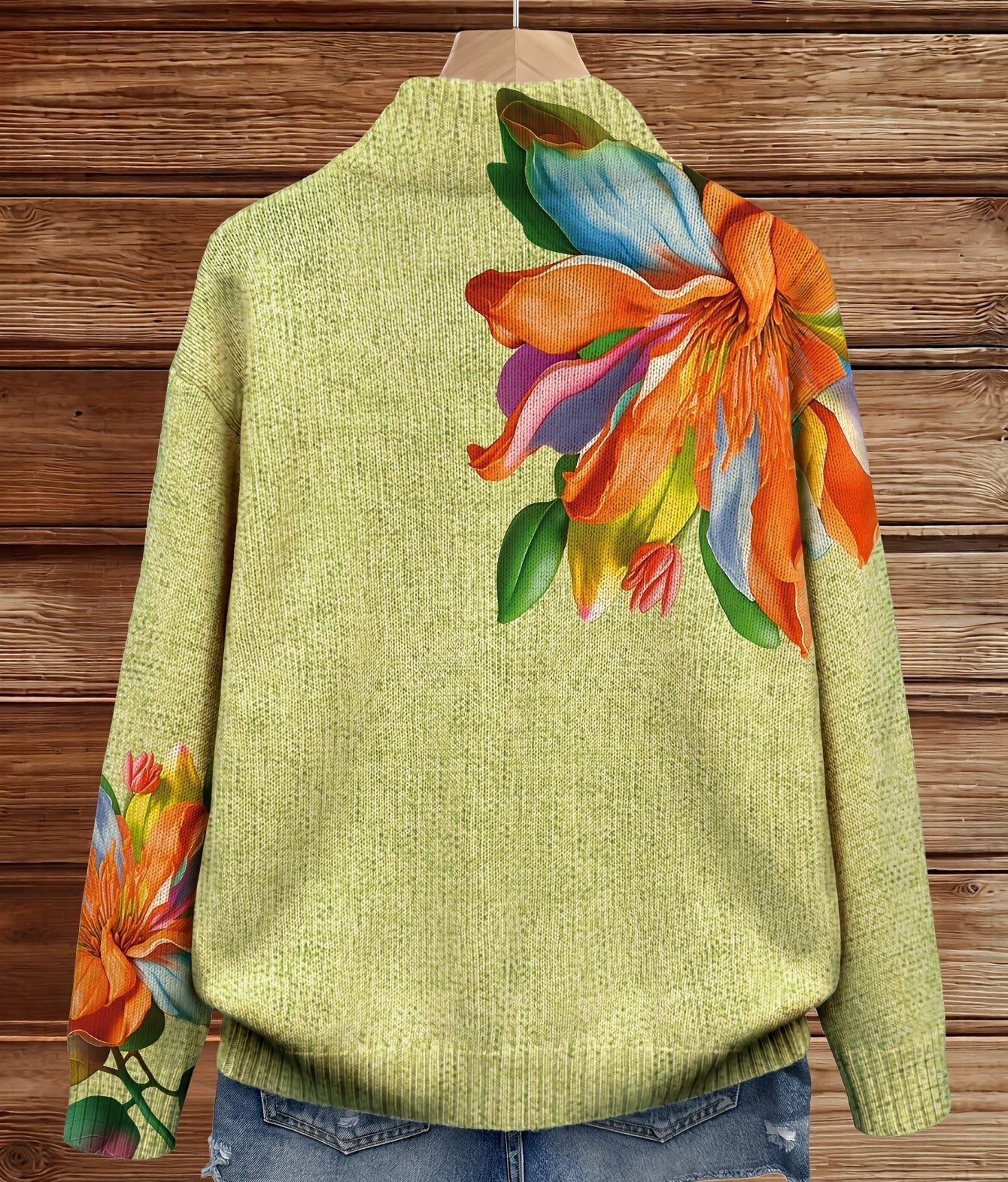 Sidonie Tropical Lily Cardigan