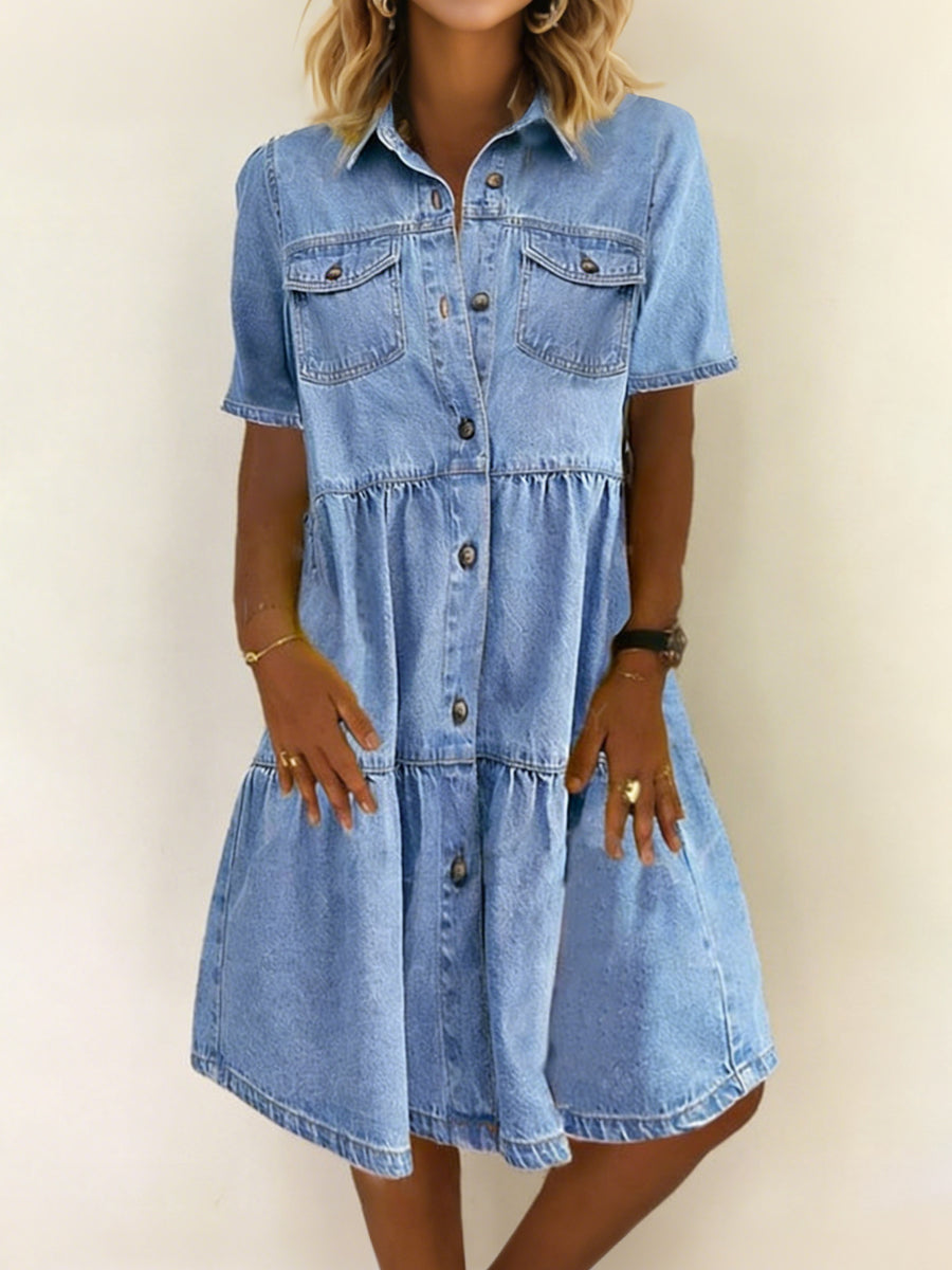 Sofia Casual Denim Dress